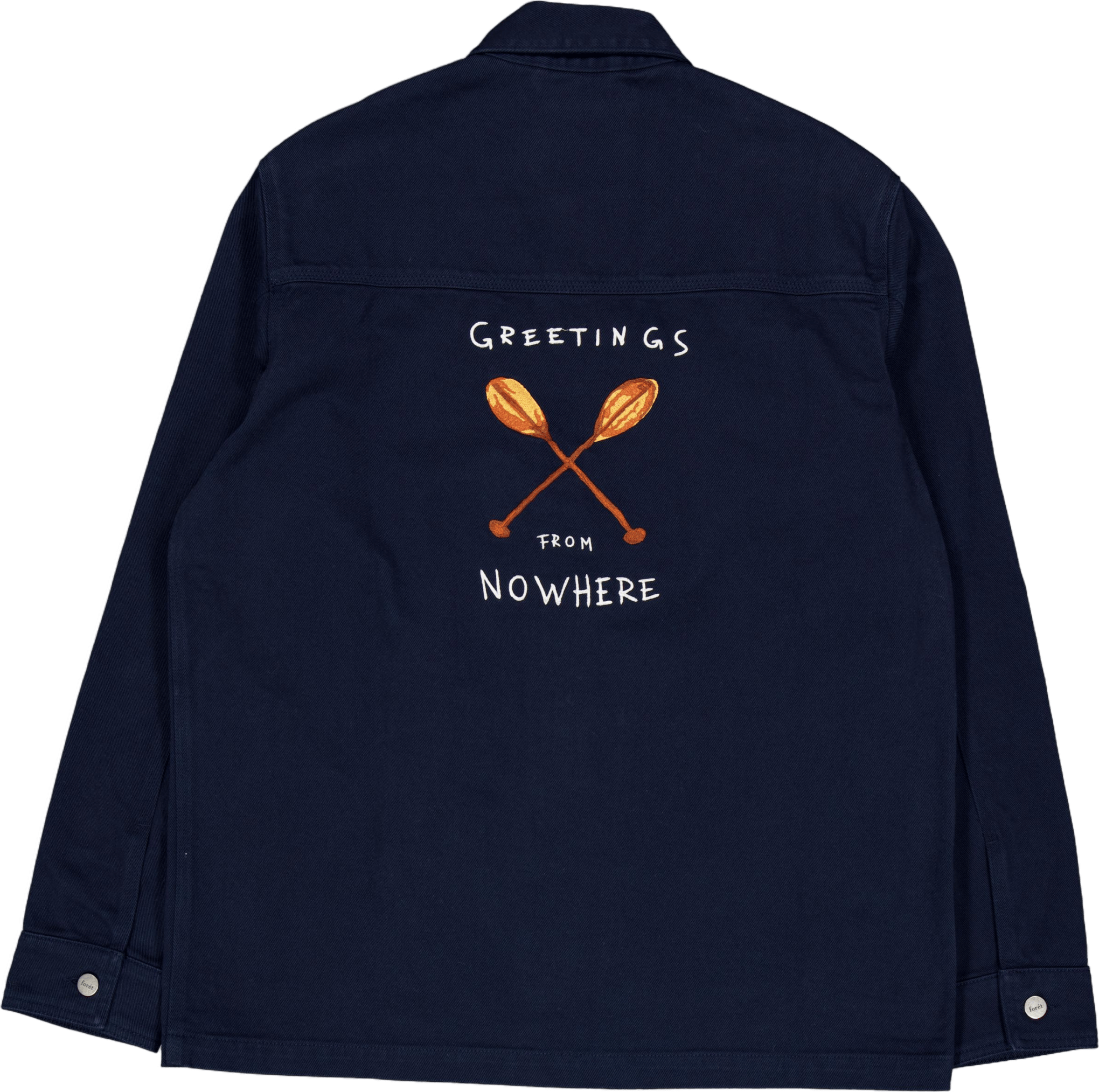 Nowhere Overshirt Navy - Bild 2