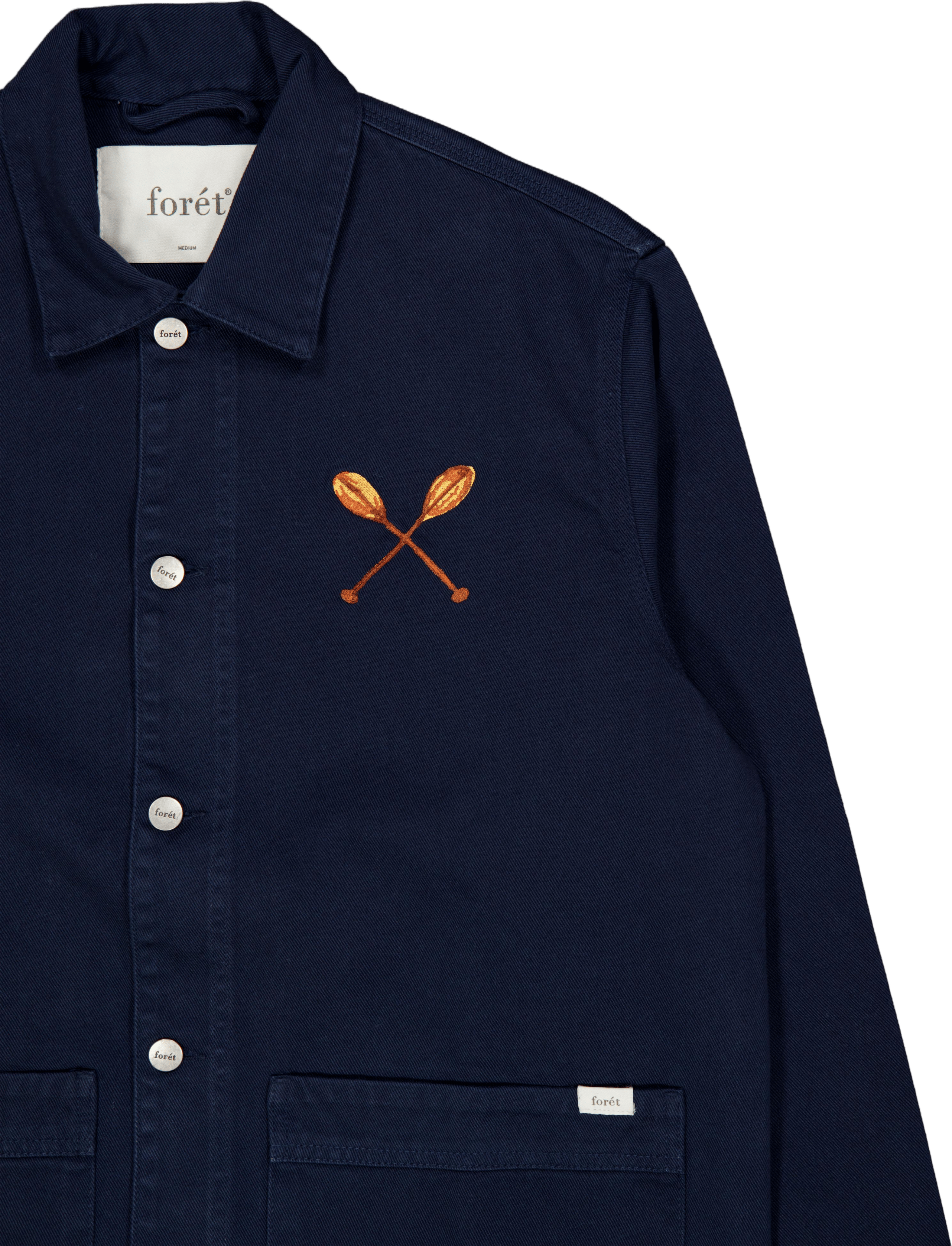 Nowhere Overshirt Navy - Bild 3