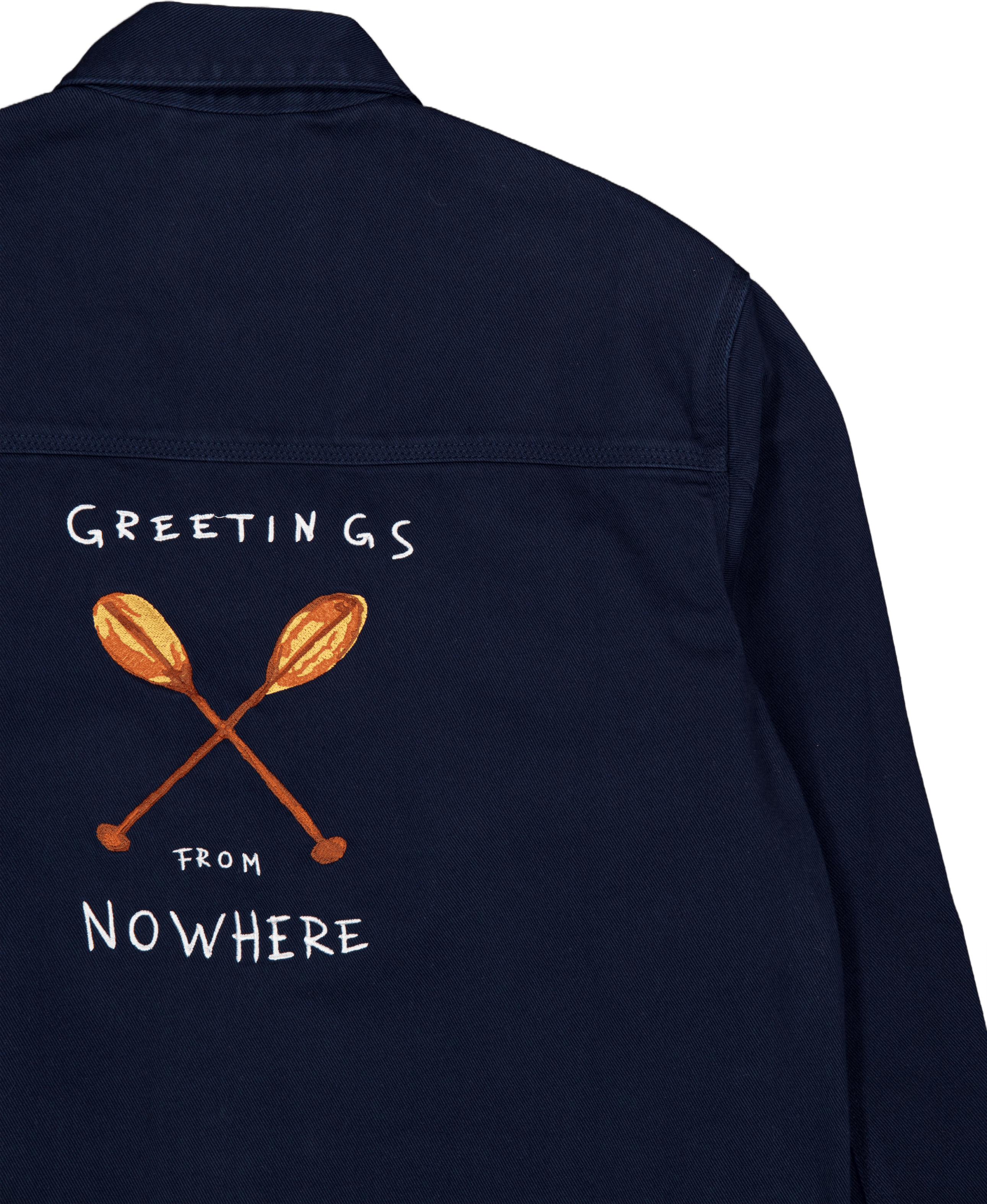 Nowhere Overshirt Navy - Bild 4