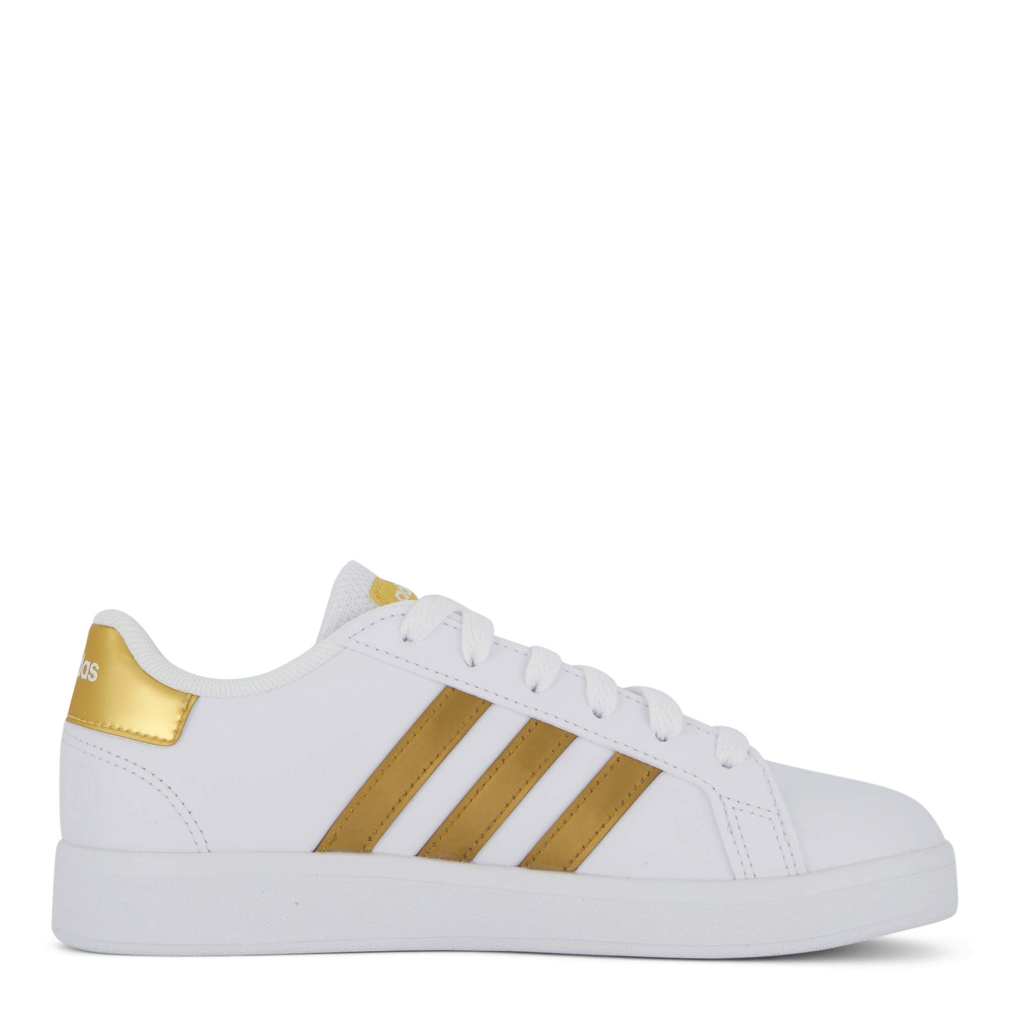 Grand Court Sustainable Lace Shoes Cloud White / Cloud White / Matte Gold - Bild 3