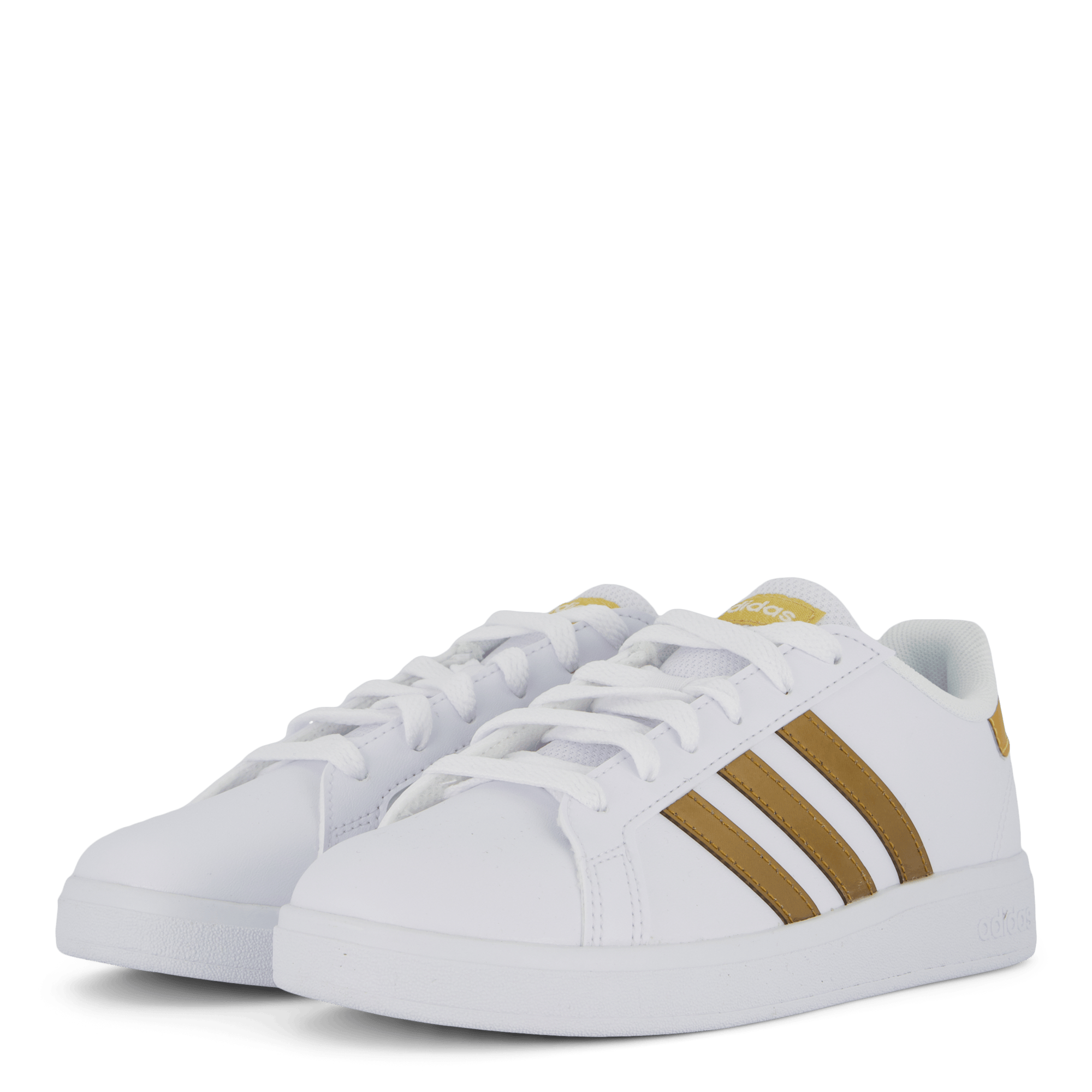 Grand Court Sustainable Lace Shoes Cloud White / Cloud White / Matte Gold - Bild 5