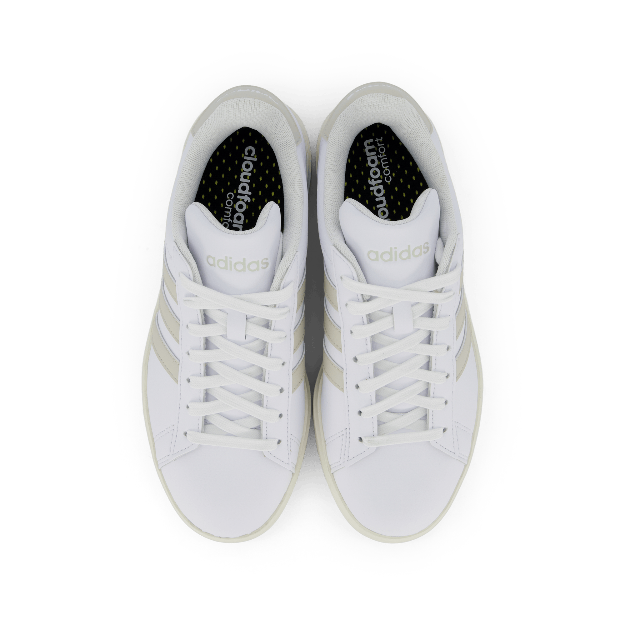 Grand Court Cloudfoam Comfort Shoes Cloud White / Aluminium / Off White - Bild 6