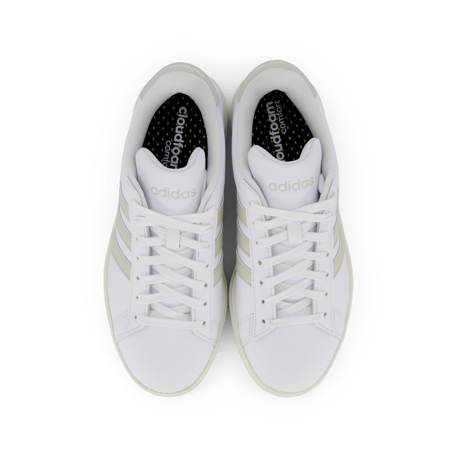 Grand Court Cloudfoam Comfort Shoes Cloud White / Aluminium / Off White - Bild 6