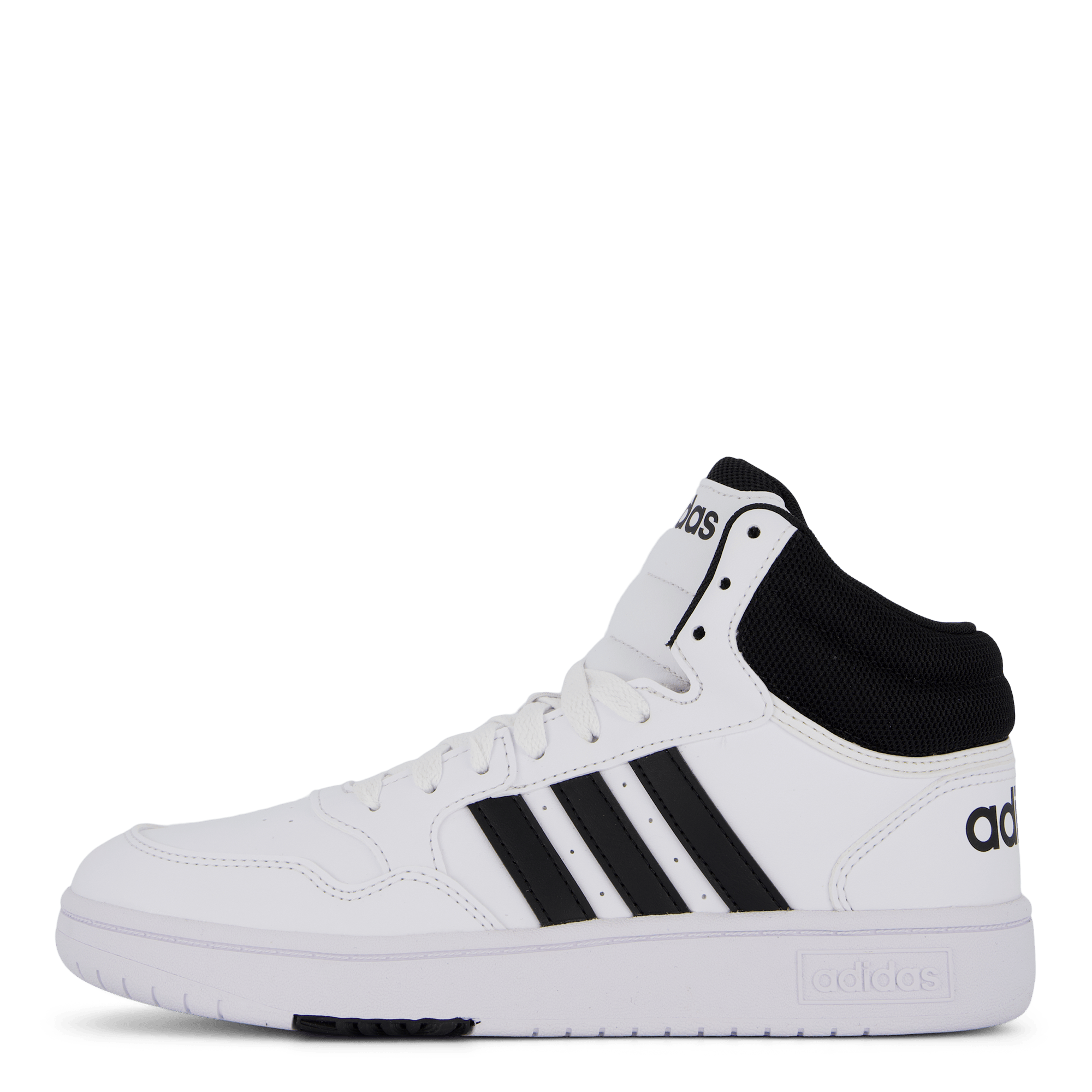Hoops Mid Shoes Cloud White / Core Black / Core Black, Unisex, Shoes, Trainers, Sneakers, White, EU 35,5