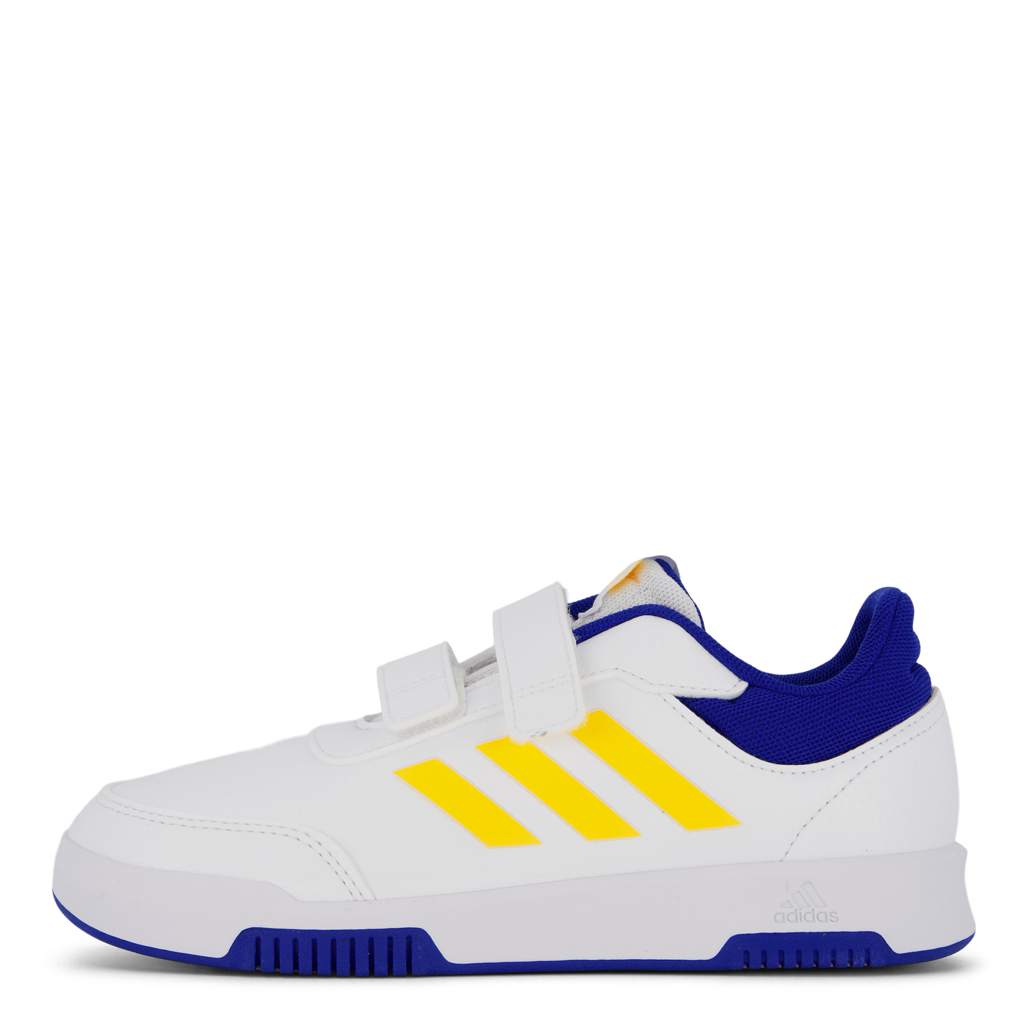 Tensaur Hook and Loop Shoes Cloud White / Spark / Royblu, Unisex, Shoes, Trainers, Sneakers, White, EU 35