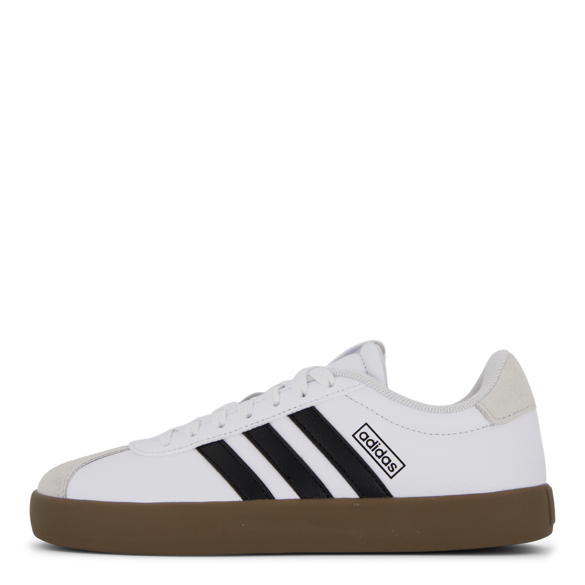 VL Court 3.0 Low Skateboarding Shoes Cloud White / Core Black / Greone, Female, Shoes, Trainers, Sneakers, White, EU 38