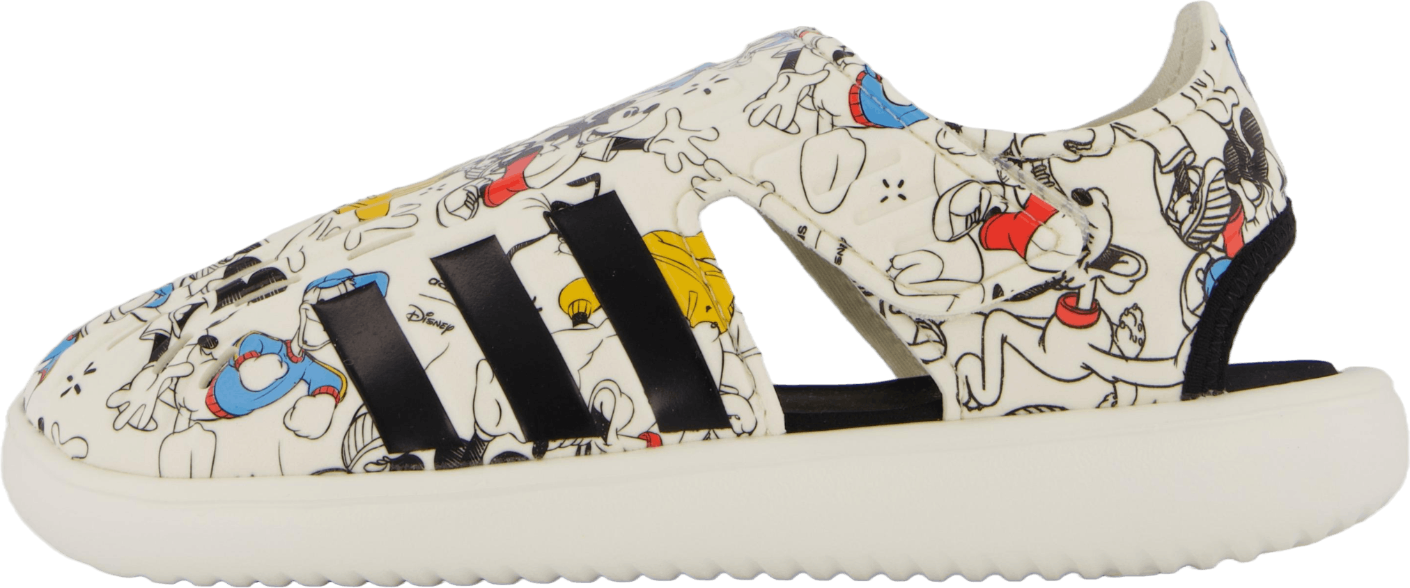 Water Sandal Mickey C Owhite/cblack/ftwwht, Unisex, Sko, Sandaler og Hjemmesko, sandaler, Flerfarvet, EU 28