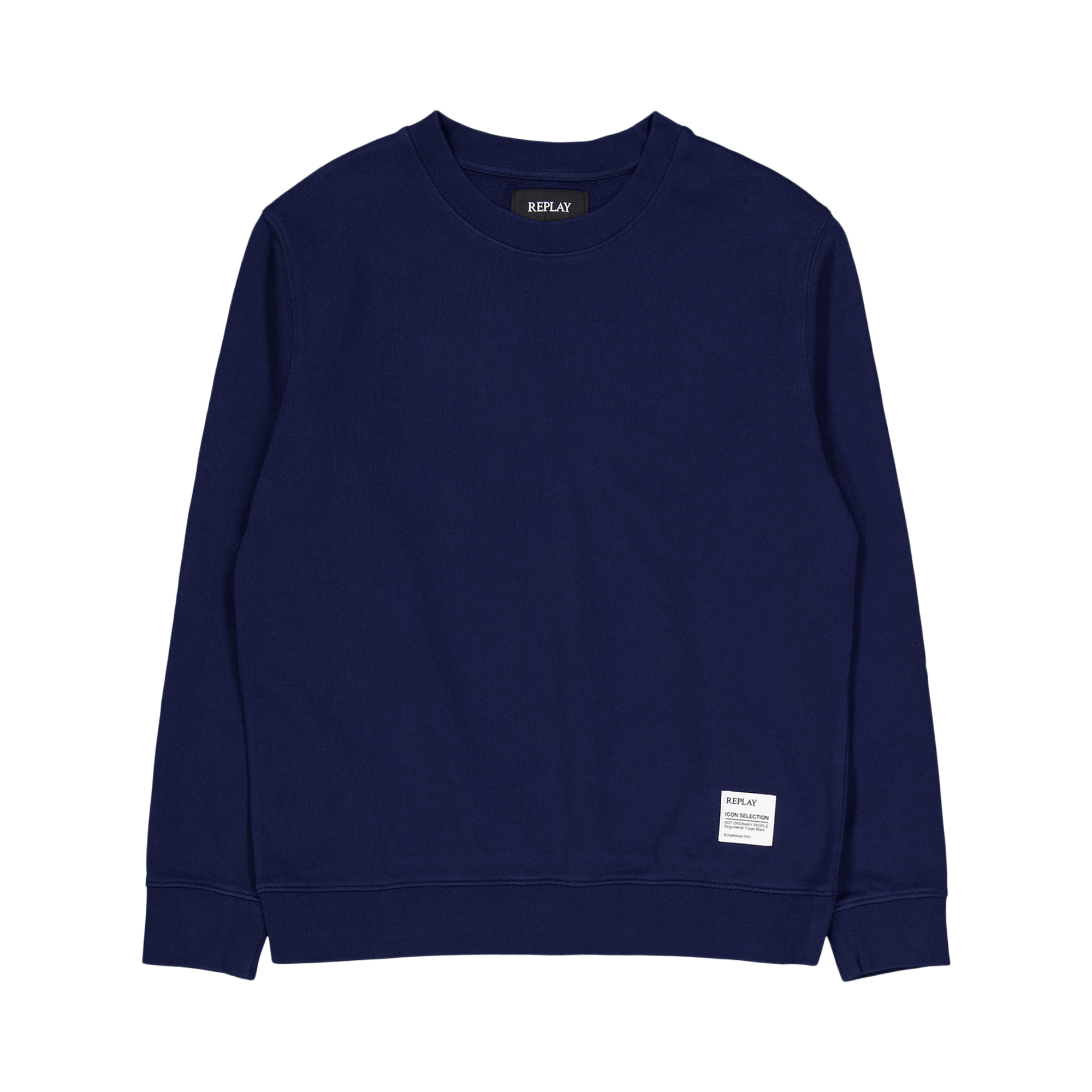 Plain Sweater 271 Indigo ..., Male, Apparels, hoodies and sweatshirts, Blue, XL