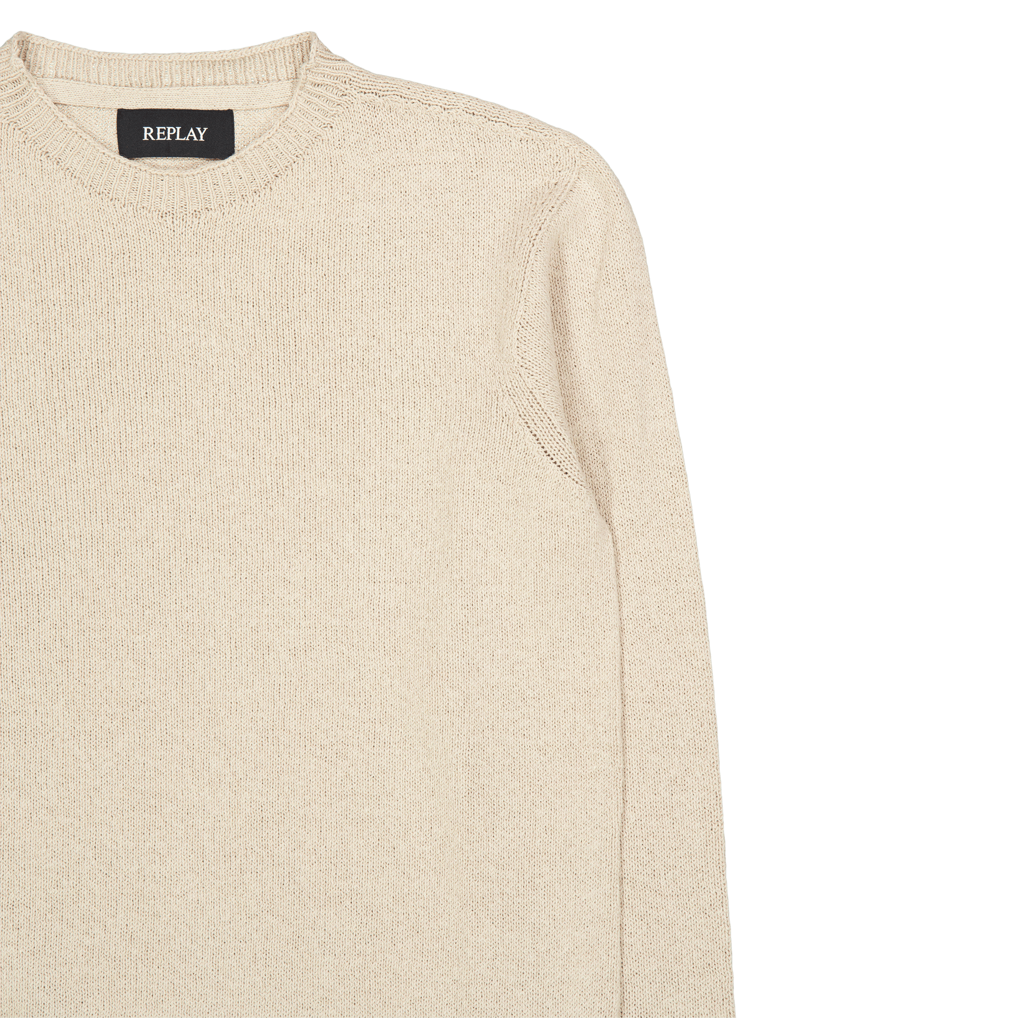 Cotton Knit Sweater 756 Sandshell - Bild 3