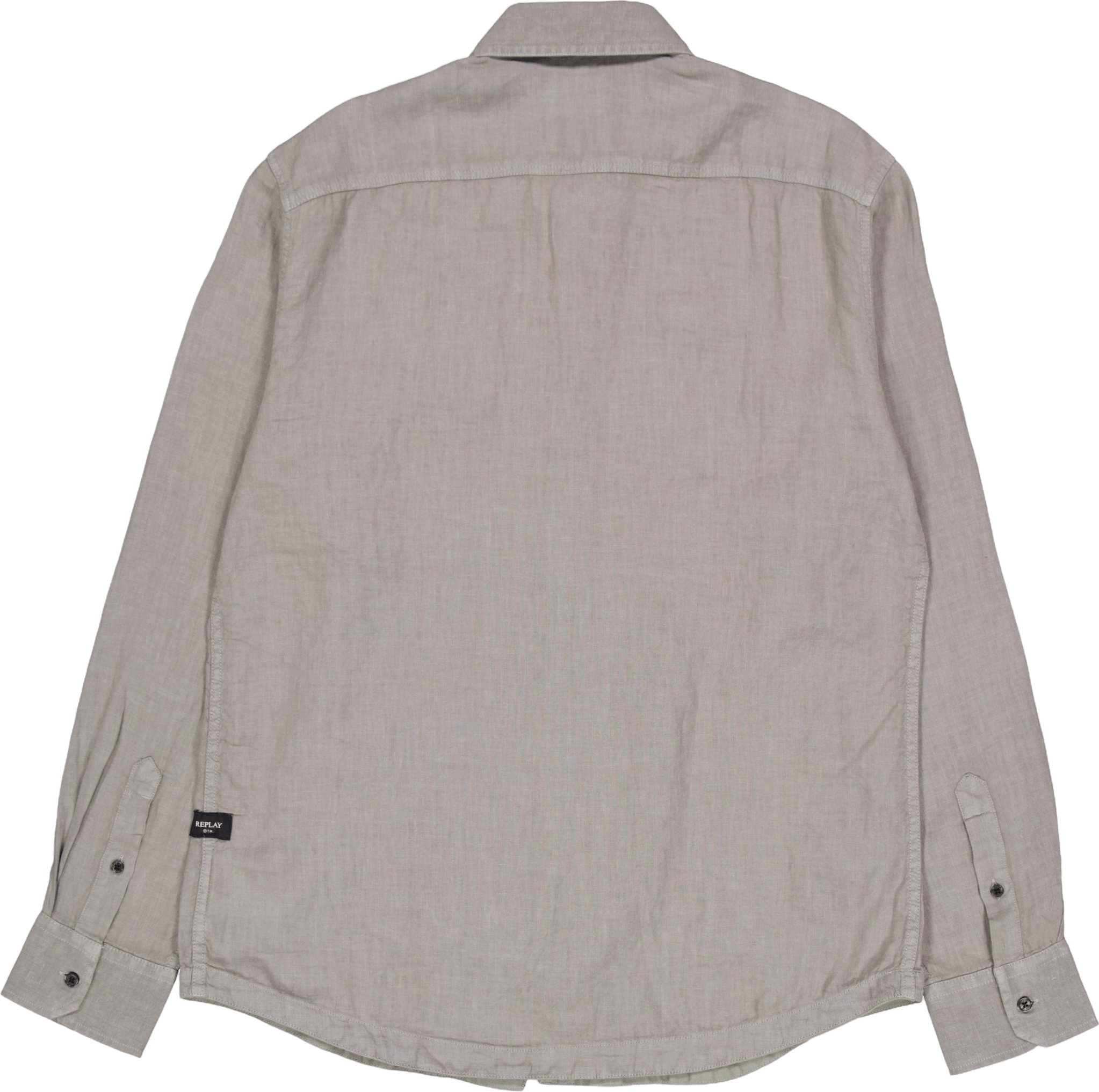 Replay Linen Shirt 705  Military - Bild 2