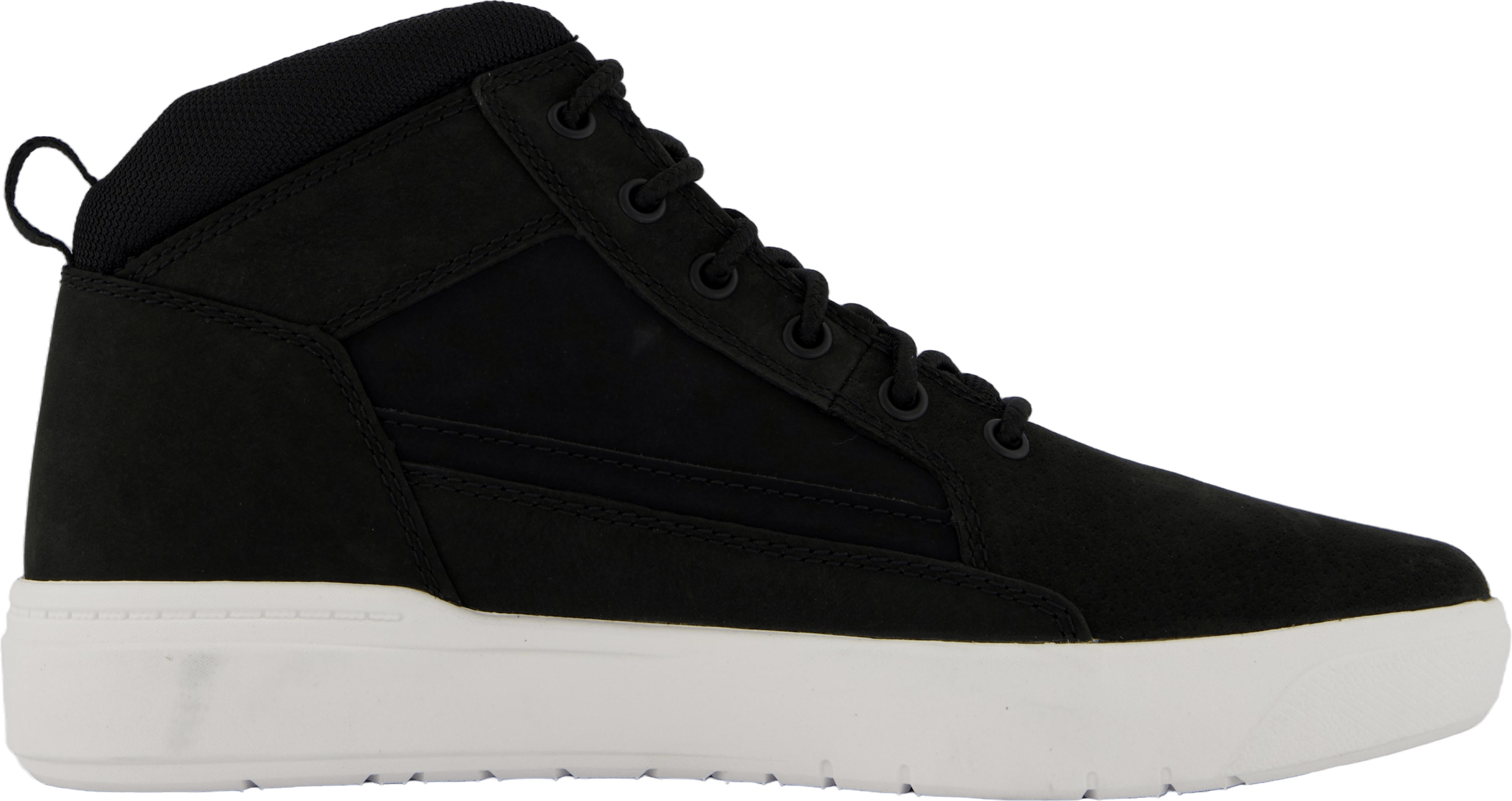 Mid Lace Up Sneaker Black Nubuck - Bild 3