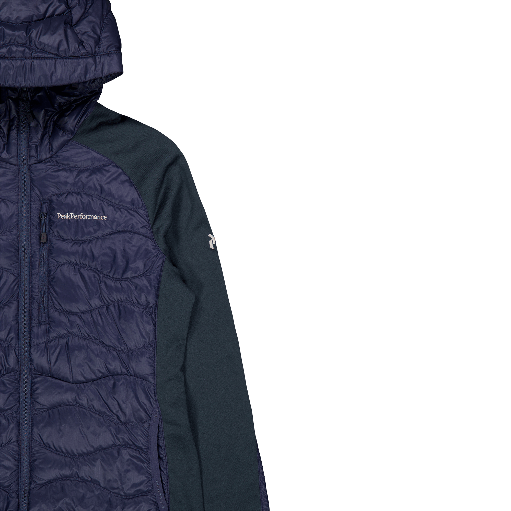 W Helium Down Hybrid Hood Blue Shadow - Bild 3