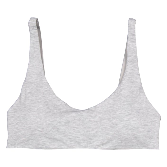 Lightly Lined Bralette Grey, Female, Tøj, Undertøj, Grå, XL