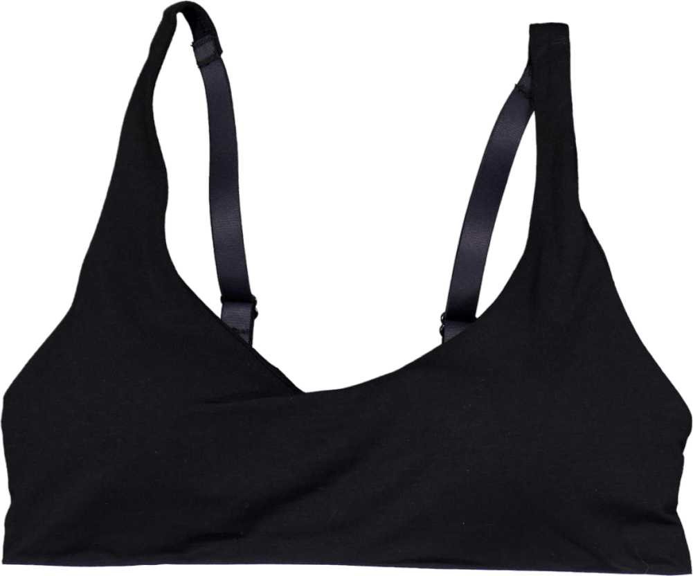 Lightly Lined Bralette Black