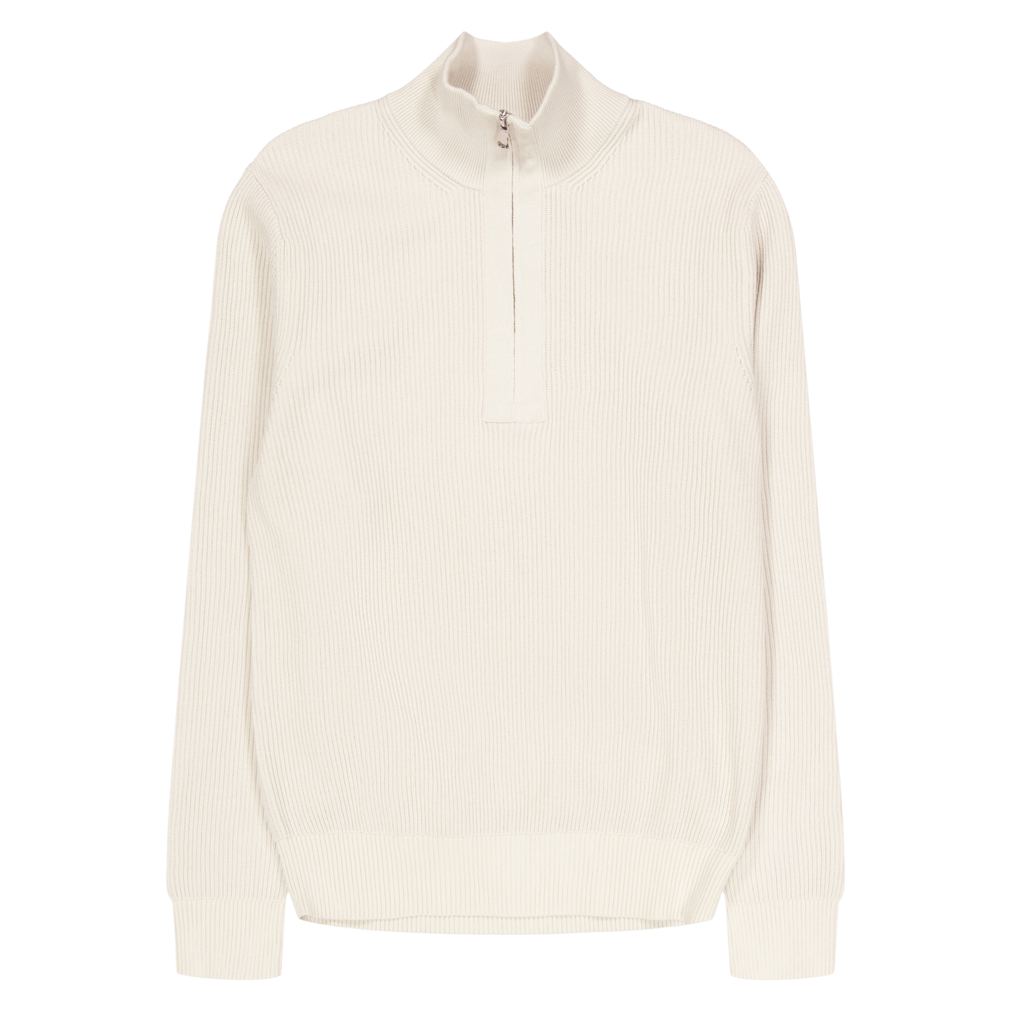 Alex Half Zip Knitted Sweater U029 Moonbeam