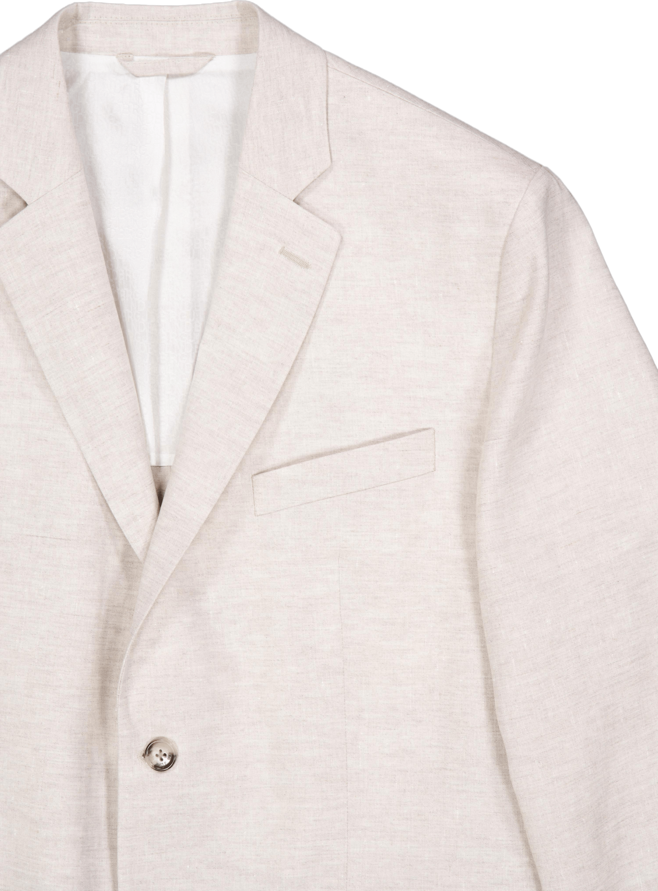 Hopper U Super Linen Blazer U029 Moonbeam - Bild 3