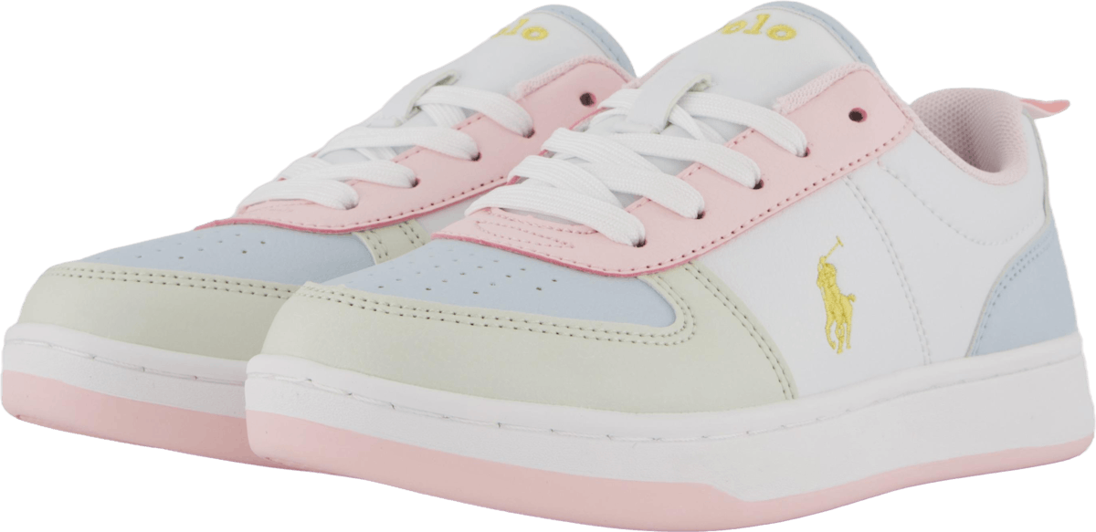 Polo Court Ii C-white Tumbled/lt Pink/lt Blu