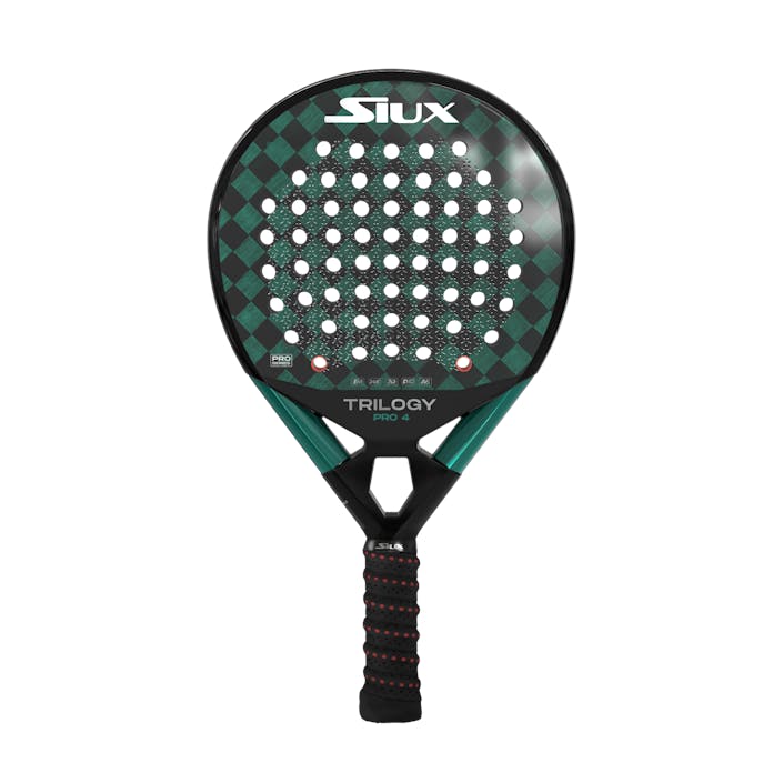 SIUX Trilogy Control Pro 4, Unisex, Apparatuur, rackets, Padel, Zwart, ONESIZE