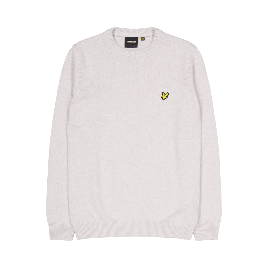 Crew Neck Lambswool Blend Jump X113 Marl