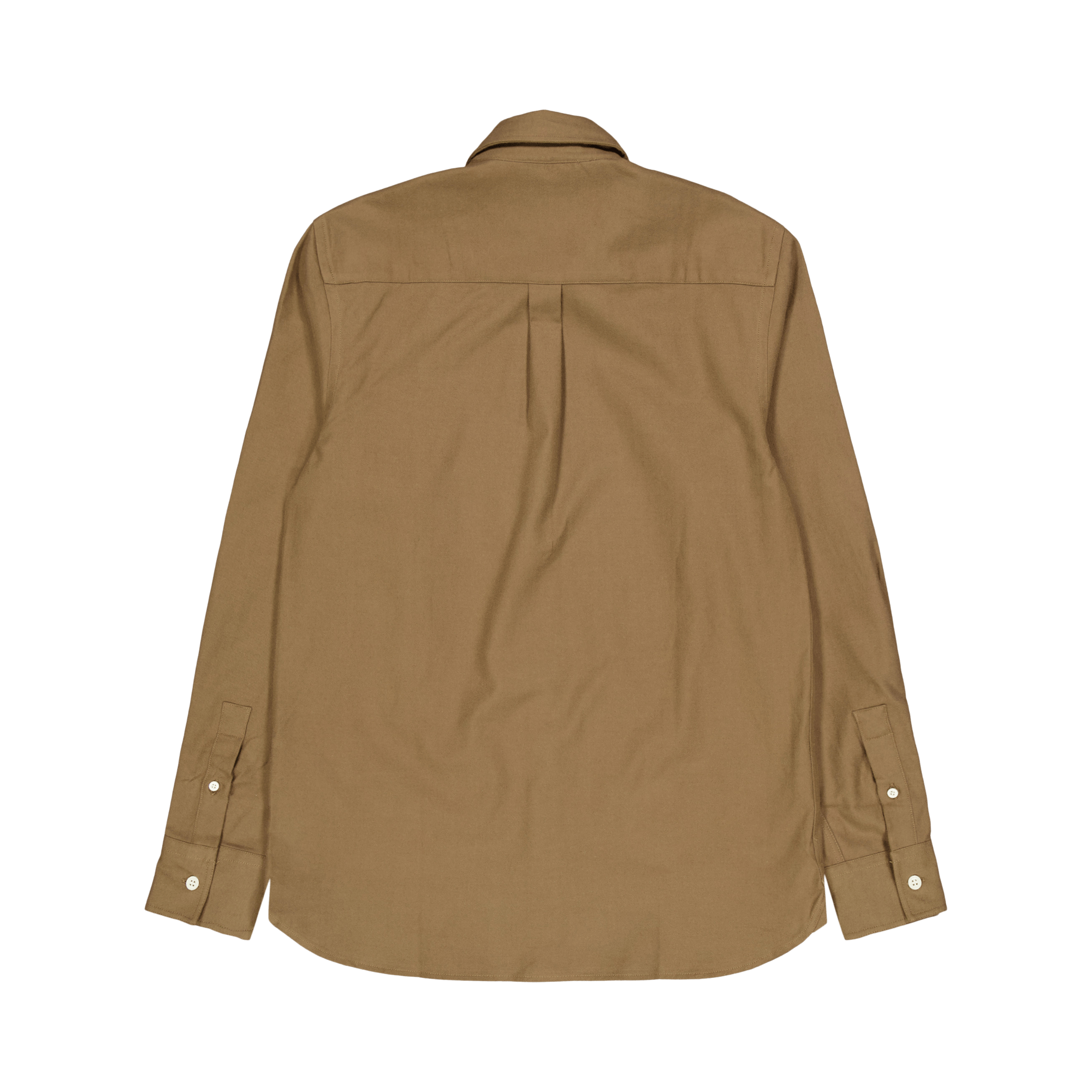 Plain Flannel Shirt X080 Linden Khaki - Bild 2