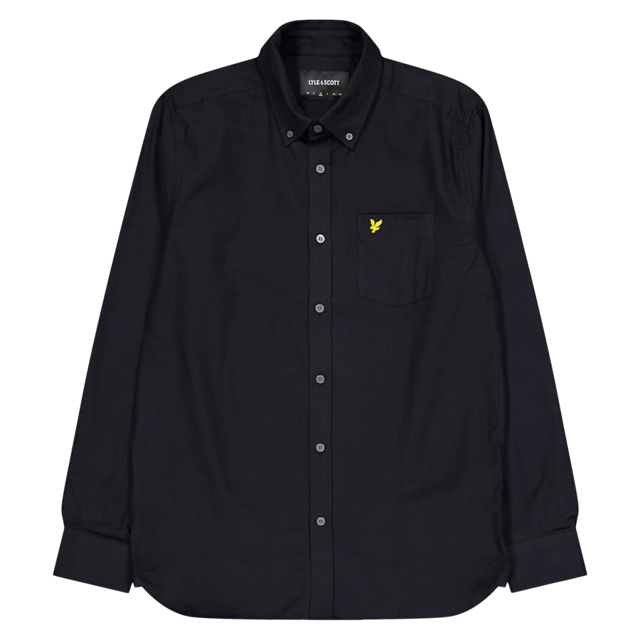 Plain Flannel Shirt X087 Saddle