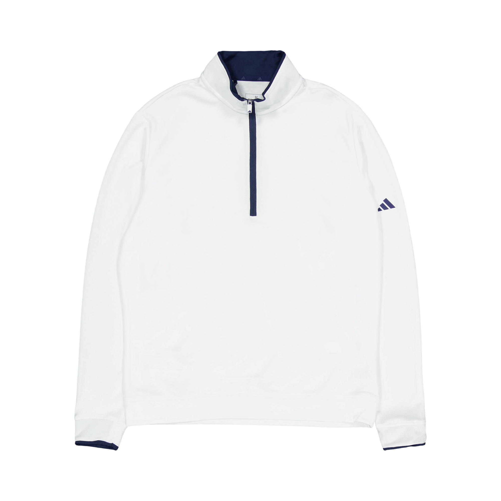 Lightweight Half-Zip Top White, Male, Apparels, Shirts, Golf, White, XL