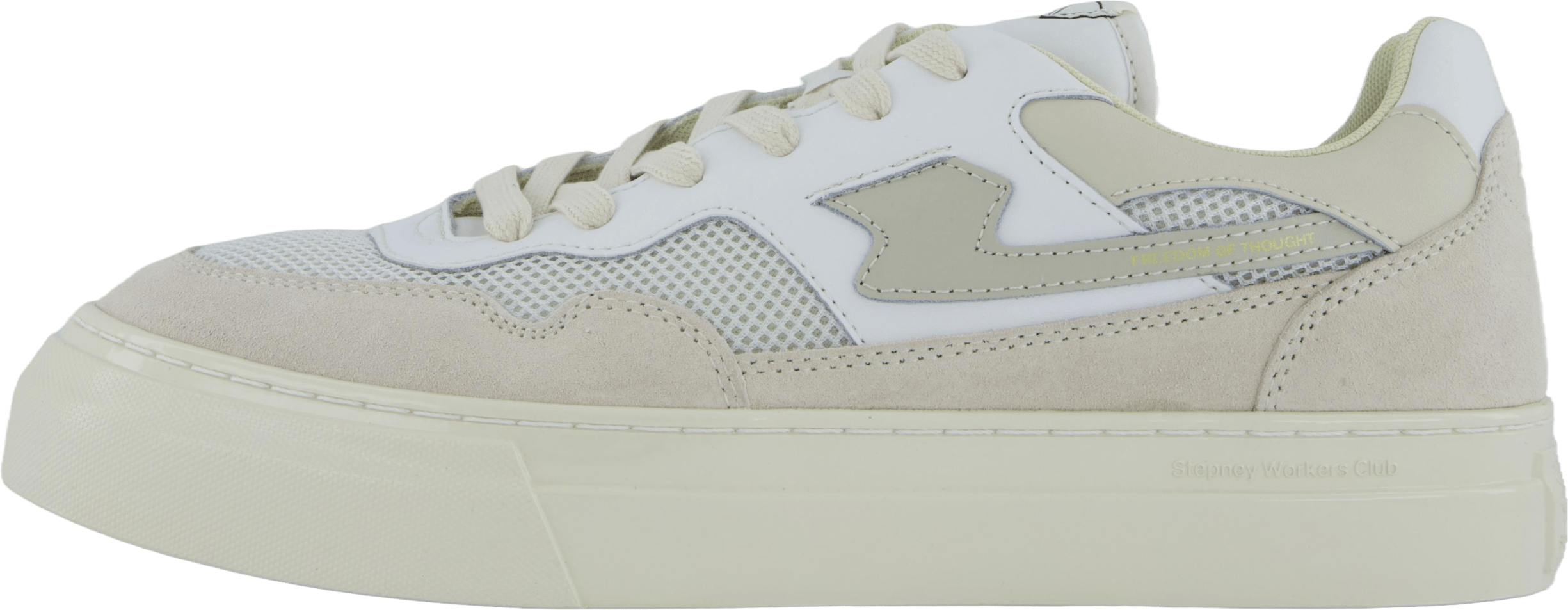 Pearl S-strike Suede Mix Ecru Putty