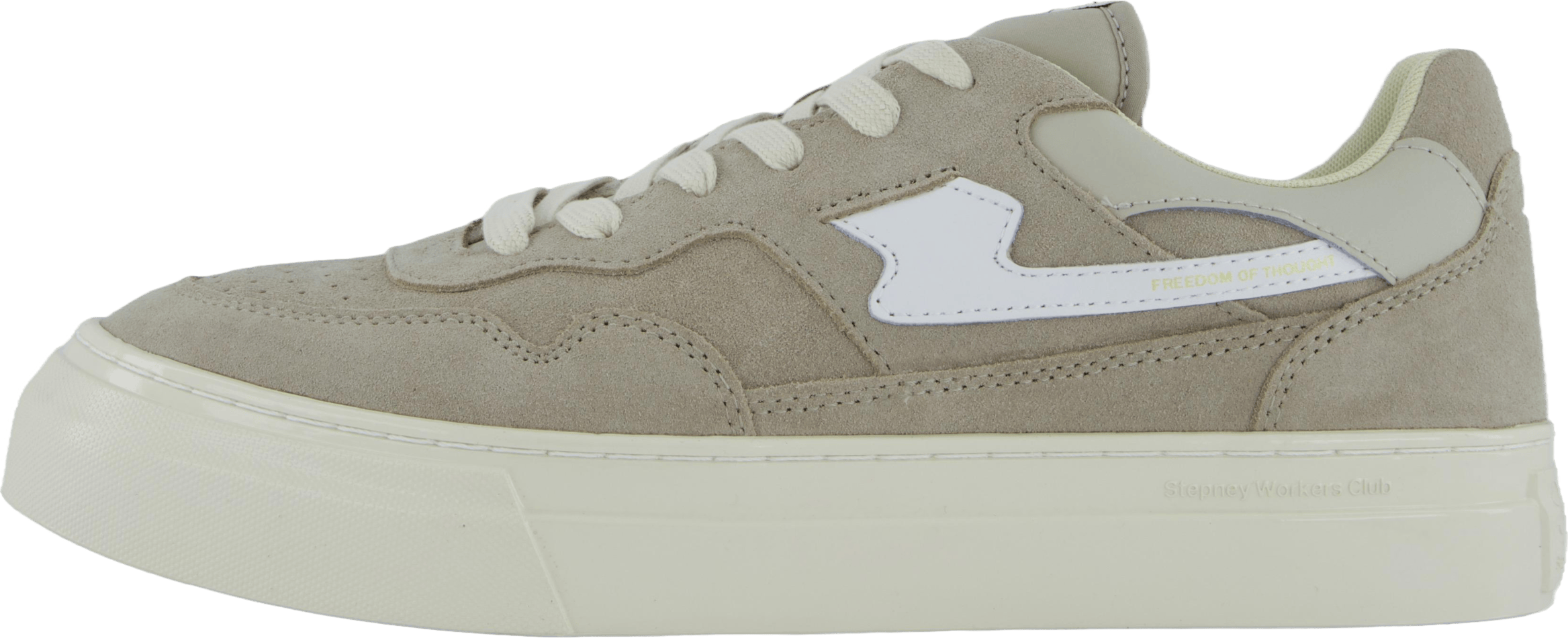 Pearl S-strike Suede Lt Grey & White