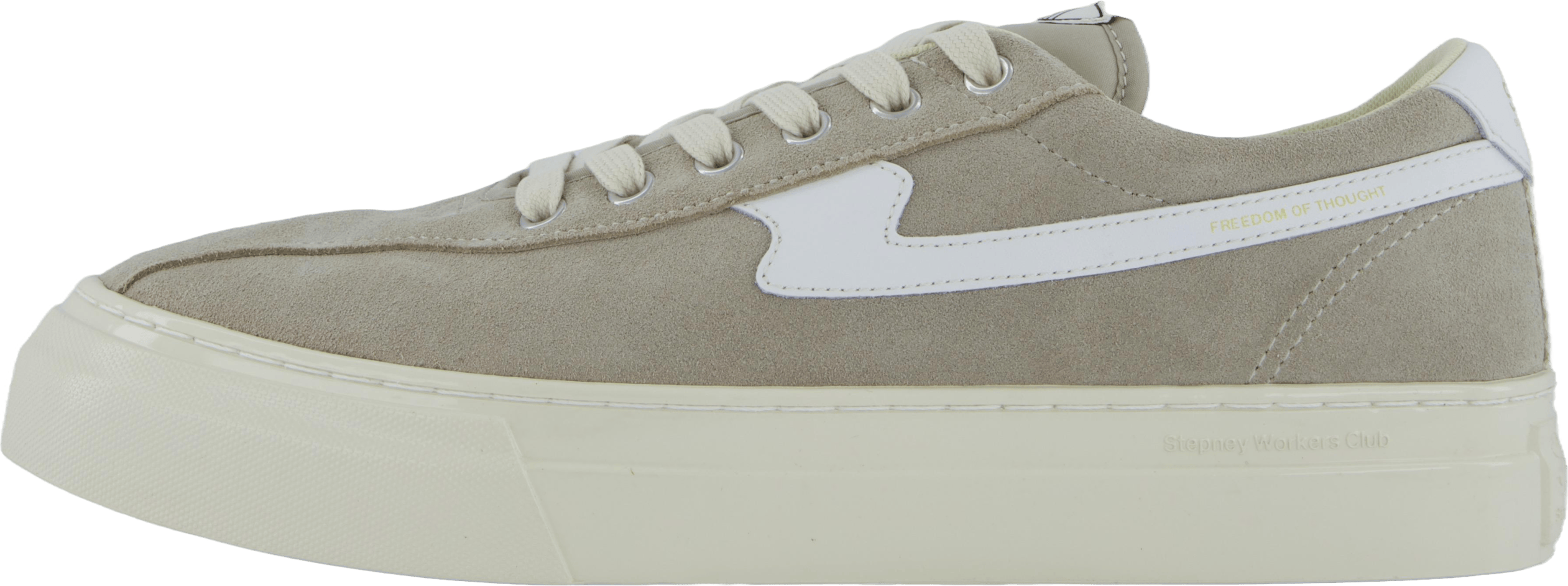 Dellow S-strike Cup Suede Lt Grey & White
