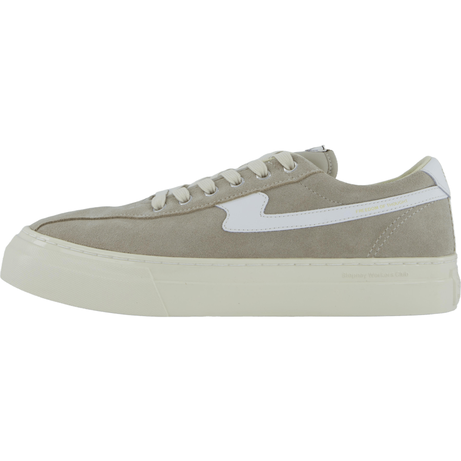 Dellow S-strike Cup Suede Lt Grey & White