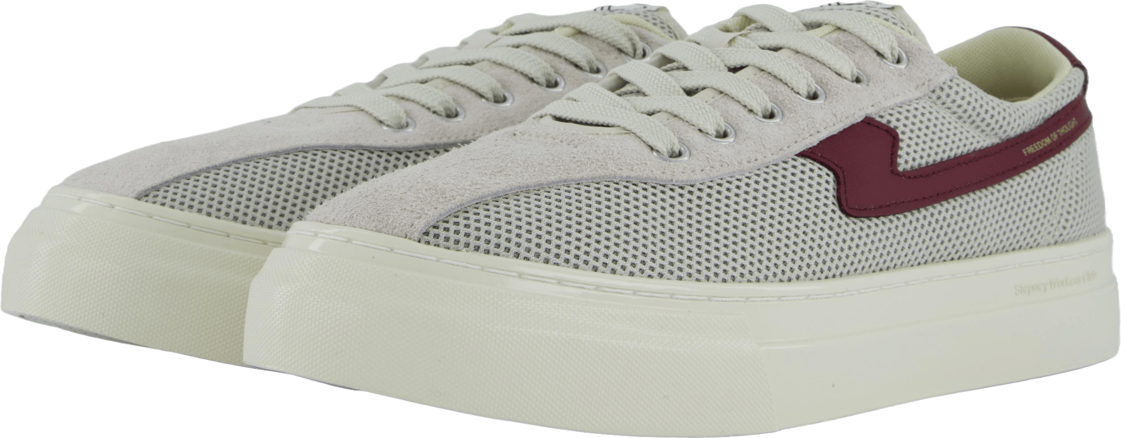 Dellow S-strike Cup Tennis Mes Ecru & Red - Bild 2