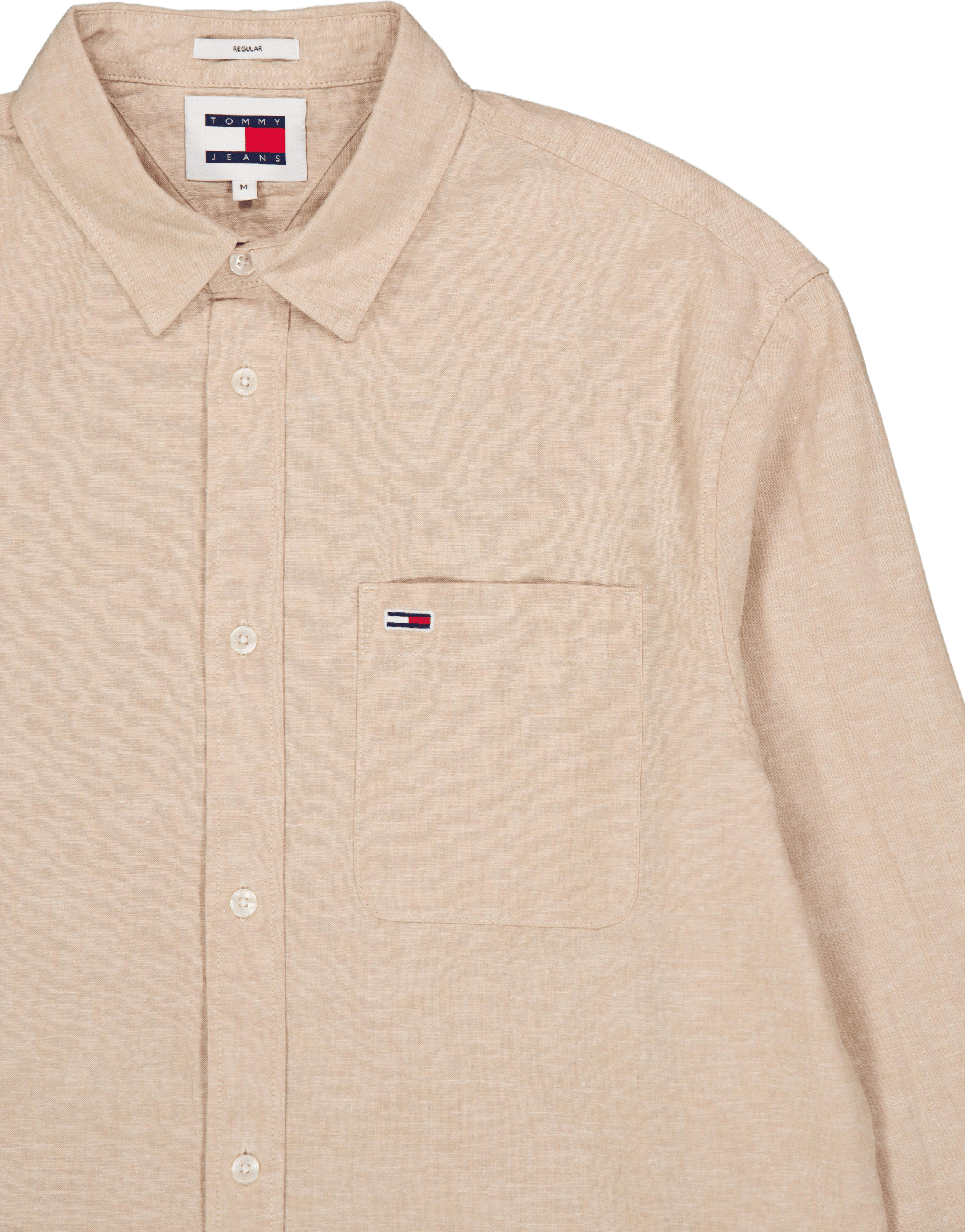 Tjm Reg Linen Blend Shirt Tawny - Bild 3