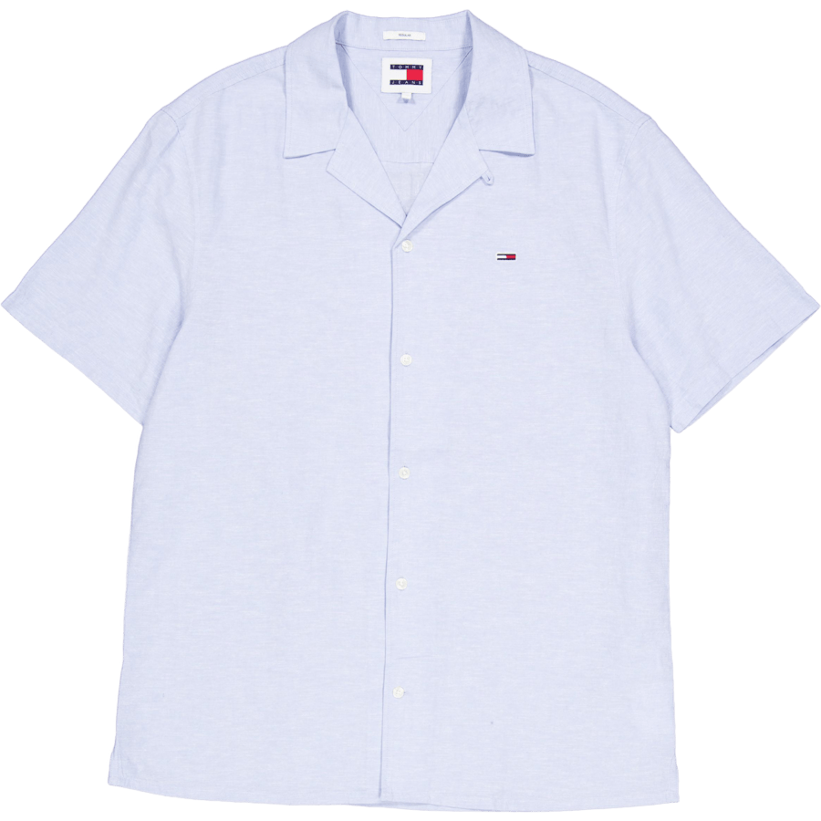 Tjm Linen Blend Camp Shirt Ext Moderate