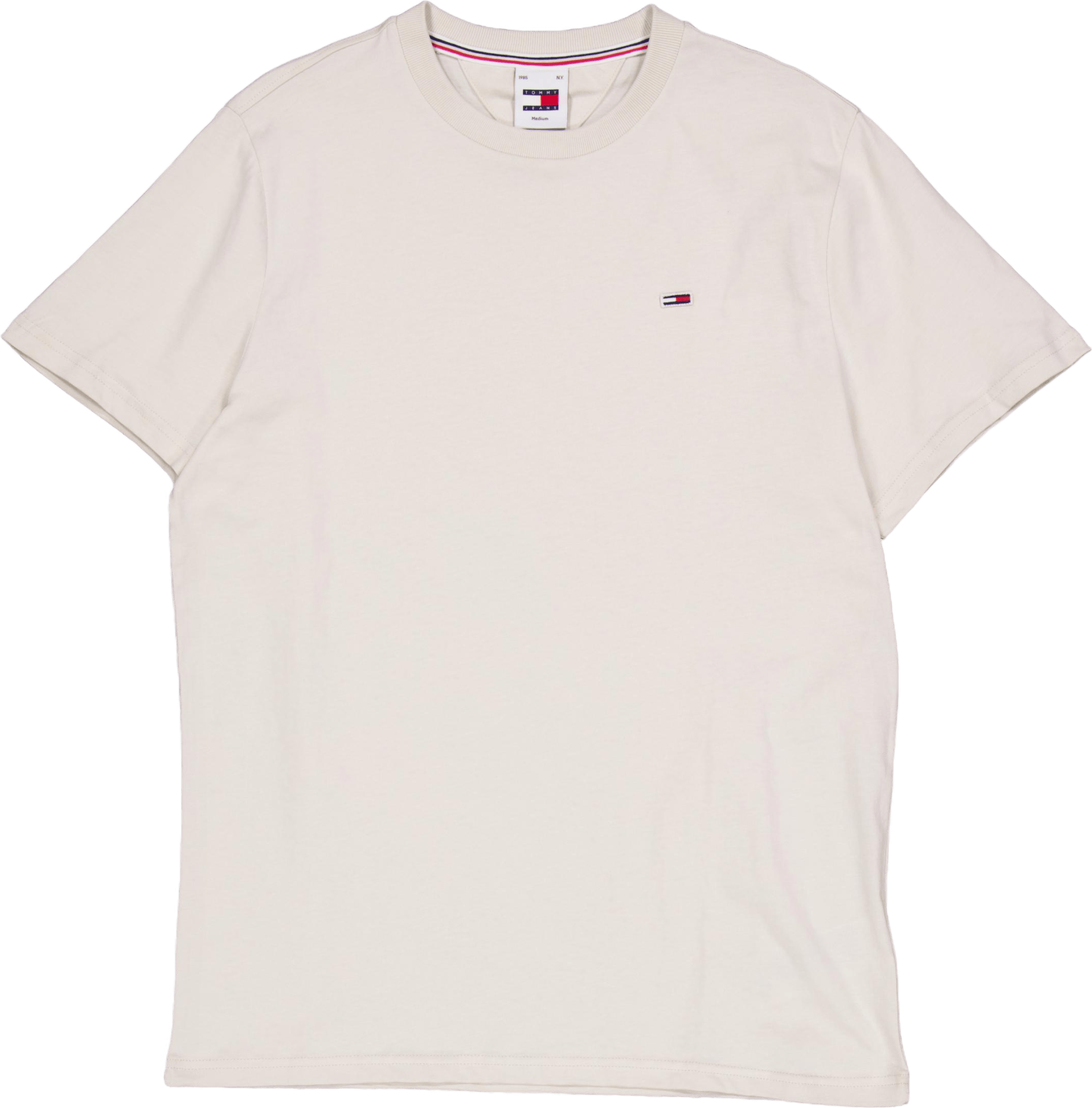 Tjm Slim Jersey C Neck Ext Newsprint