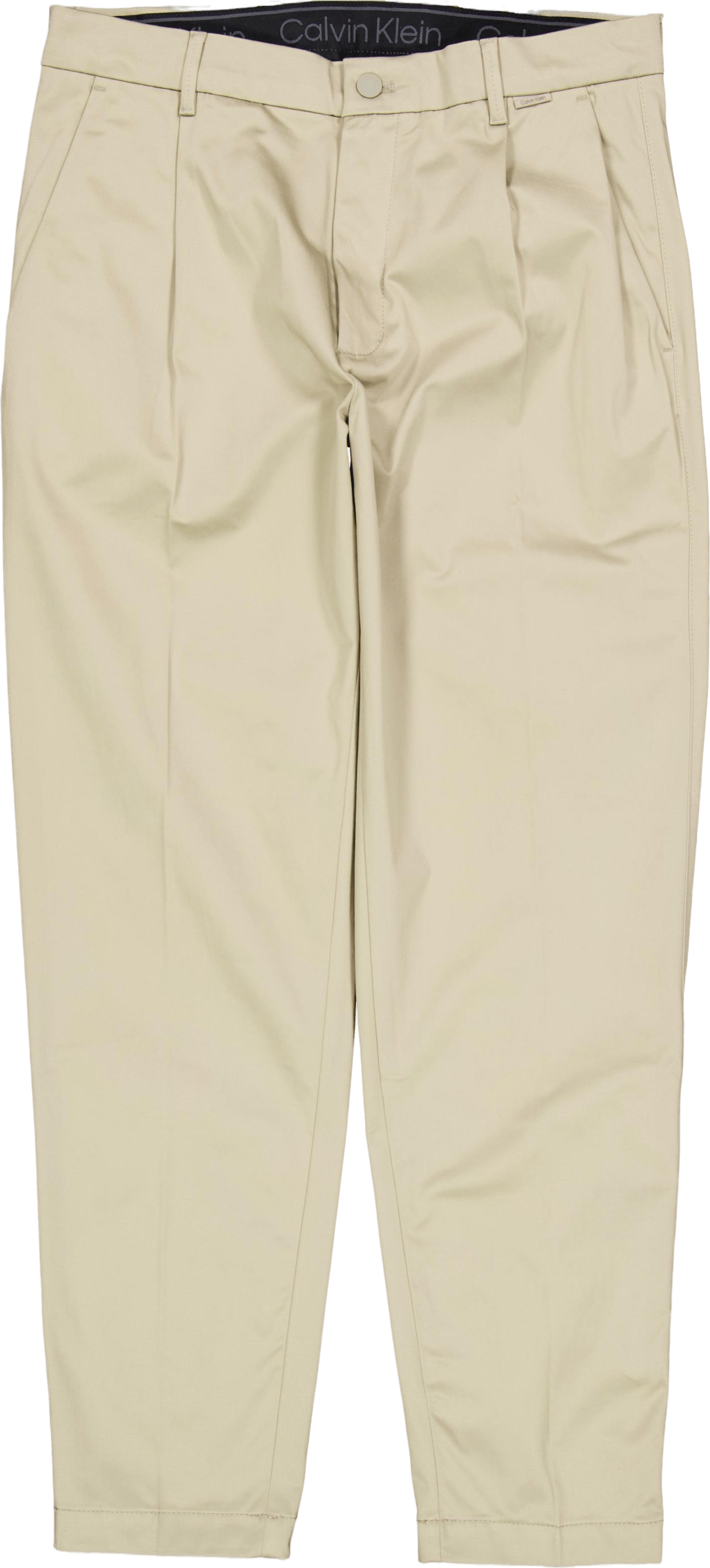 Sateen Stretch Cropped Tapered Fresh Clay