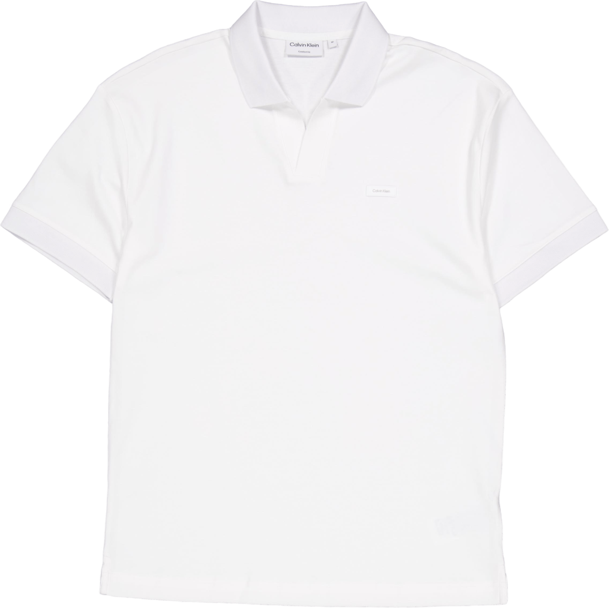Smooth Cotton Open Placket Pol