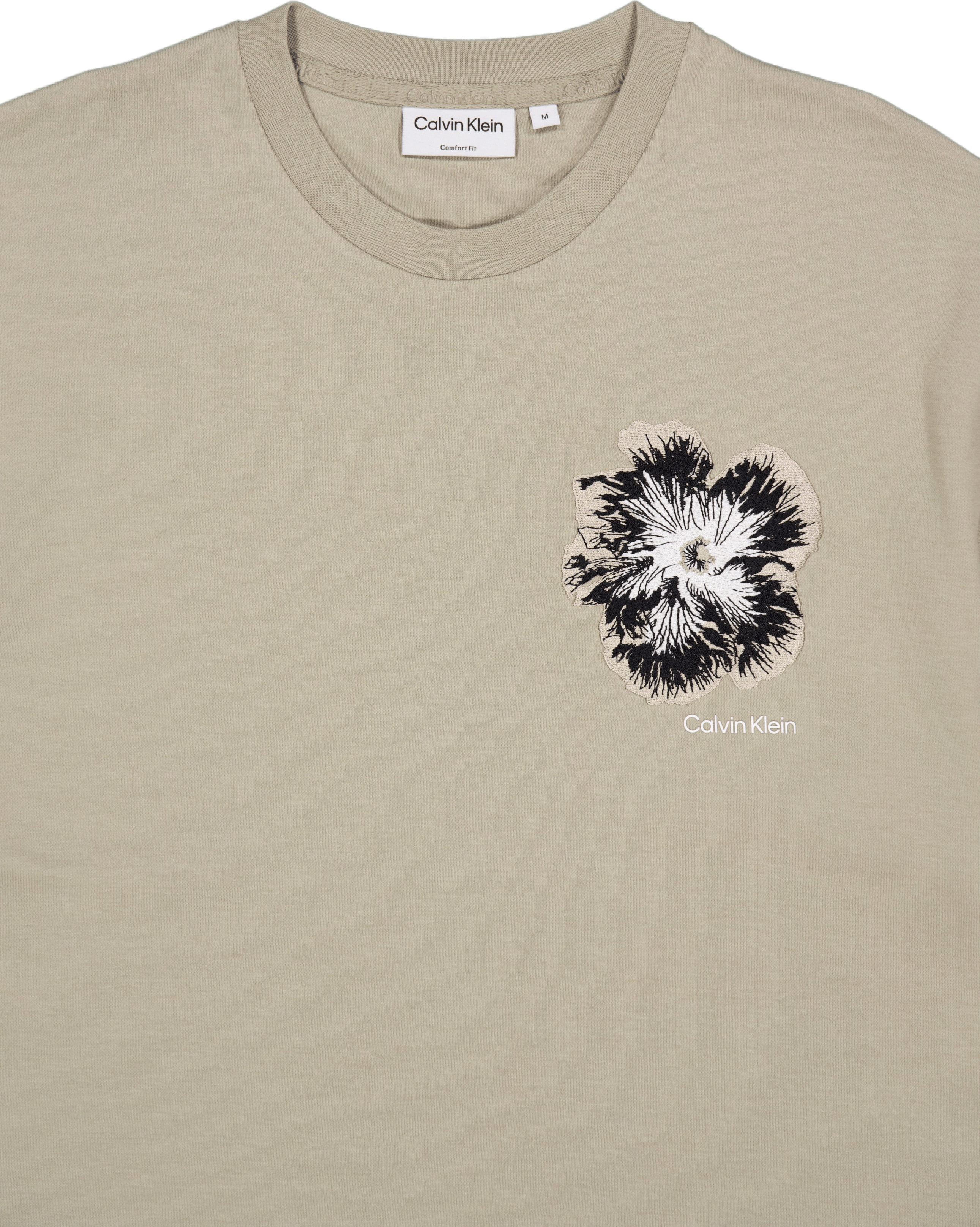 Embroidered Night Flower T-shi Fresh Clay - Bild 3