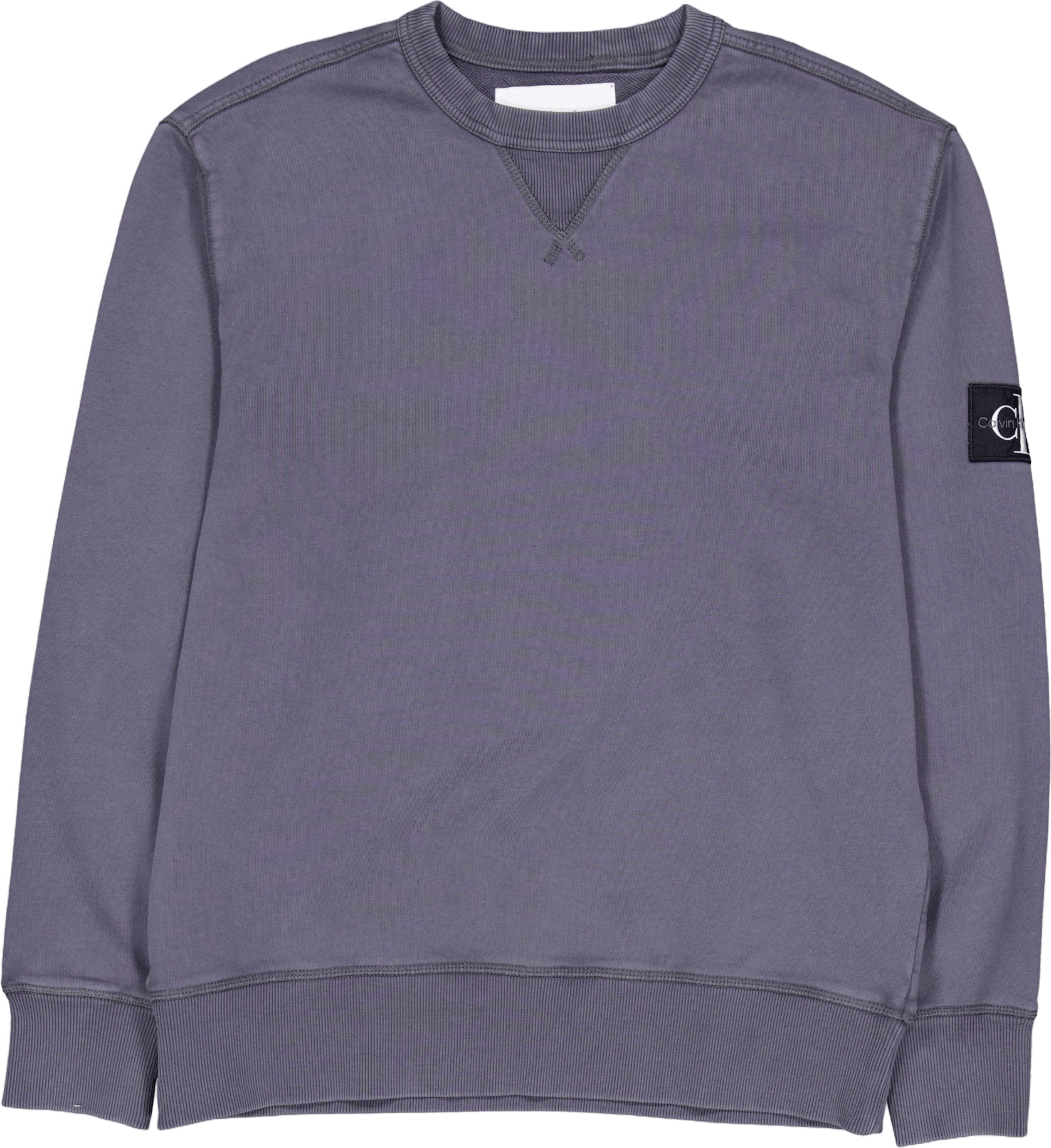 Washed Badge Crew Neck Washed