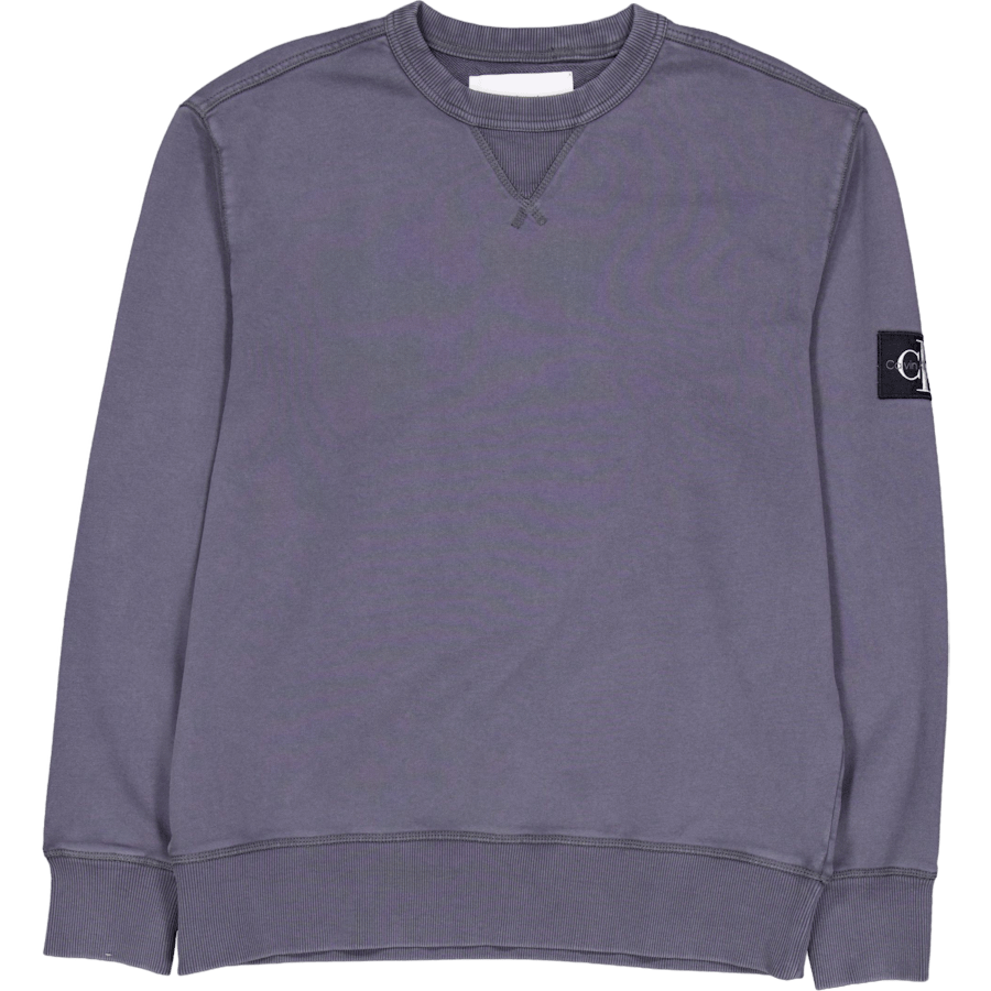 Washed Badge Crew Neck Washed