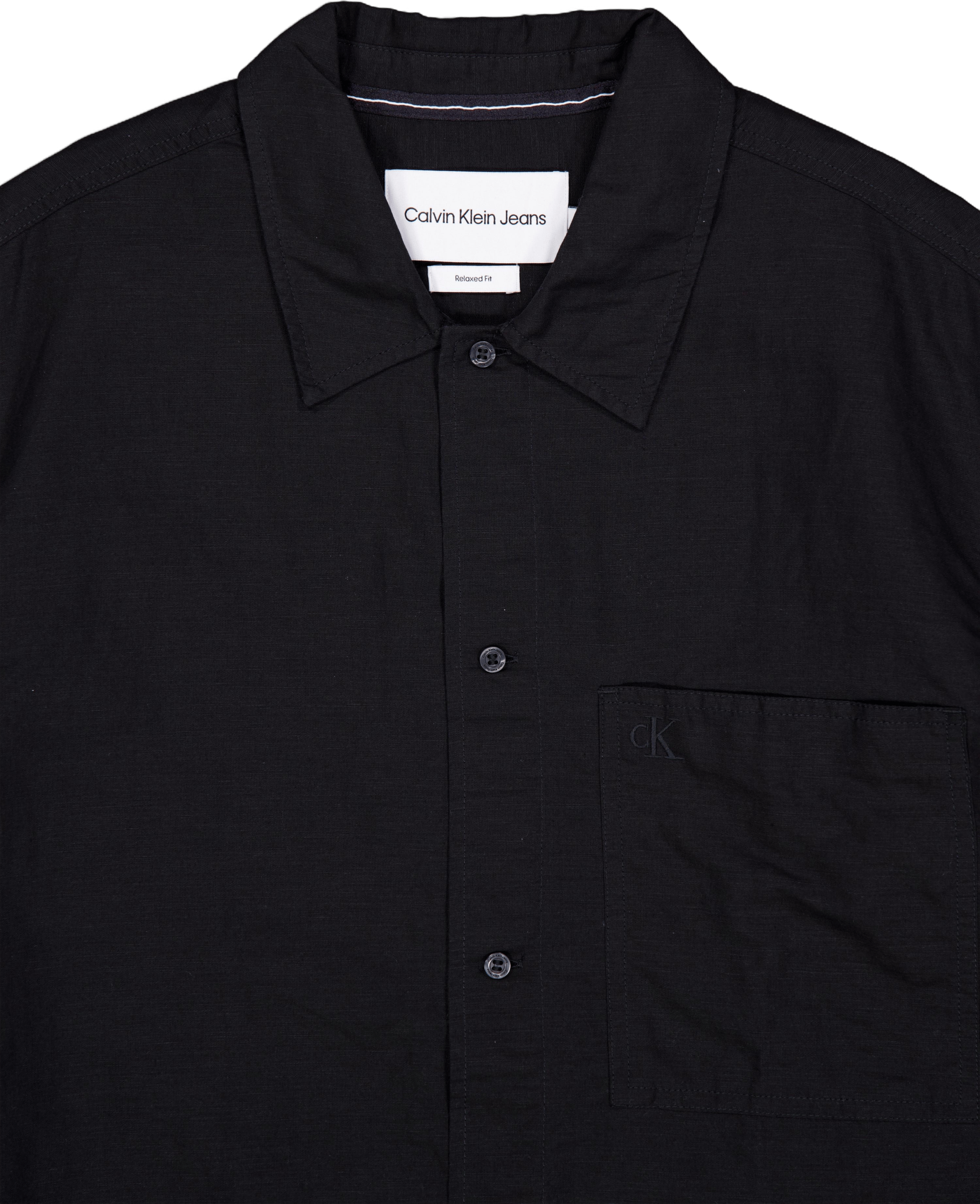 Linen Ss Shirt Ck - Bild 3