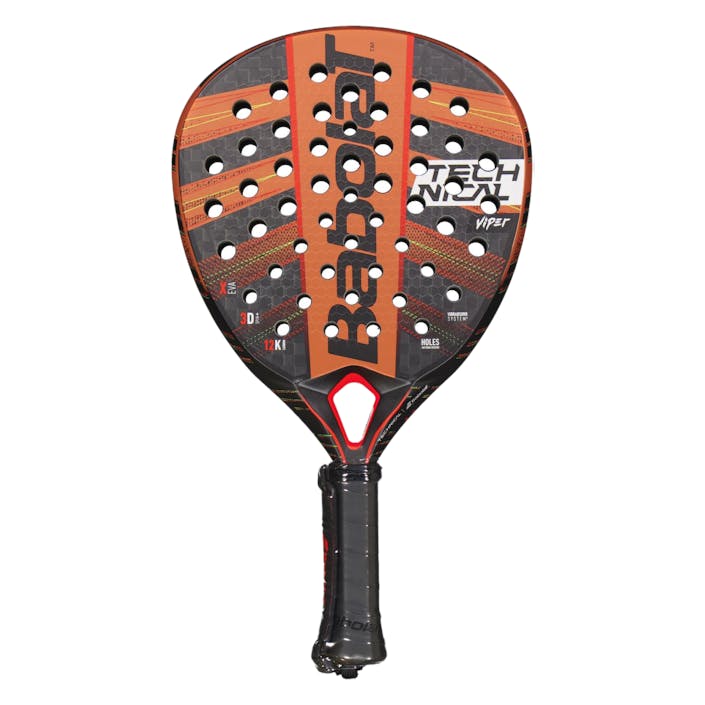 Viper Technical 2024, Unisex, Équipement, raquettes, Padel, Orange, ONESIZE