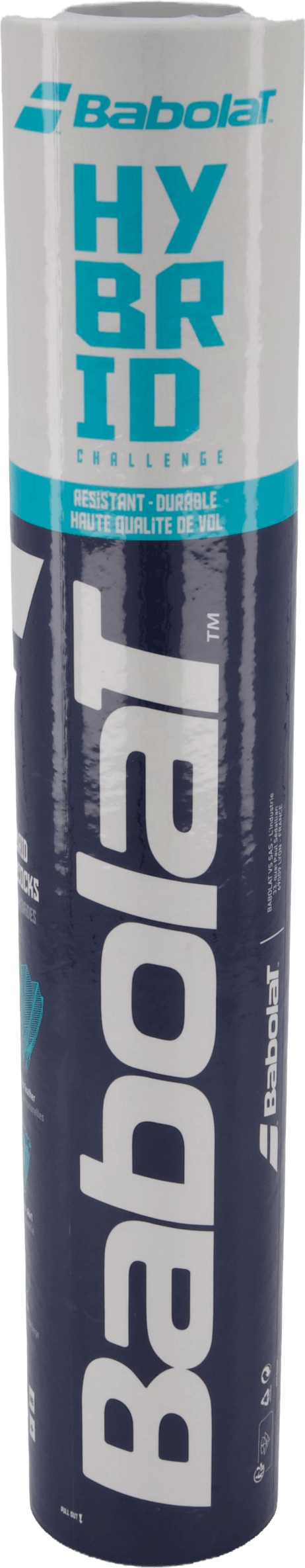 Hybrid Shuttlecock 78, Unisex, Utrustning, racketar, Badminton, Svart, ONESIZE