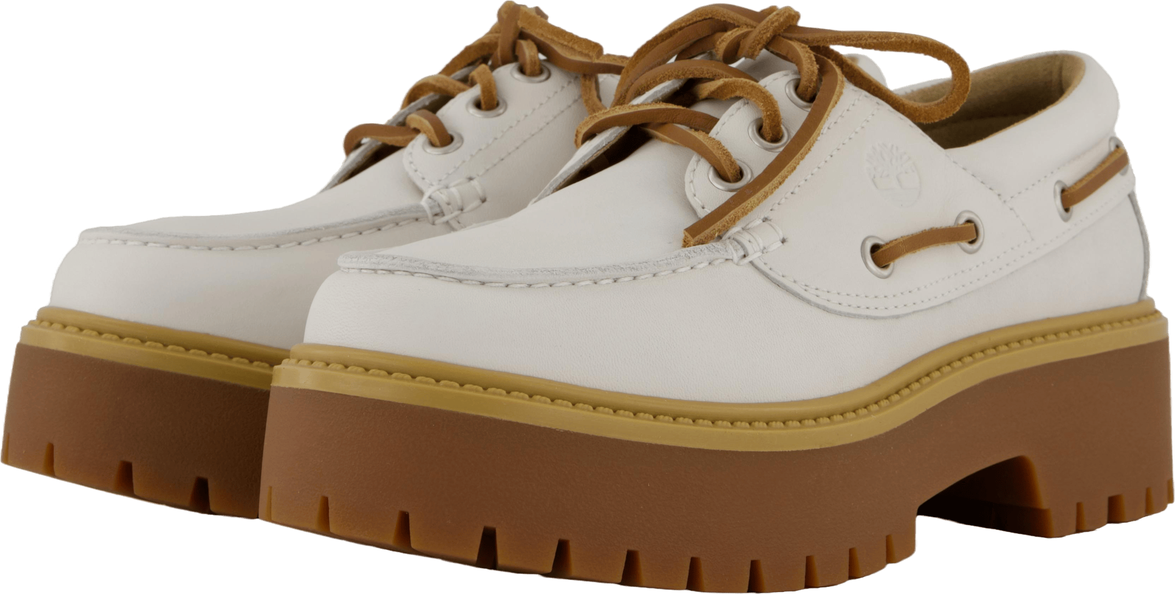 Stone Street Boat Shoe White Full Grain - Bild 2