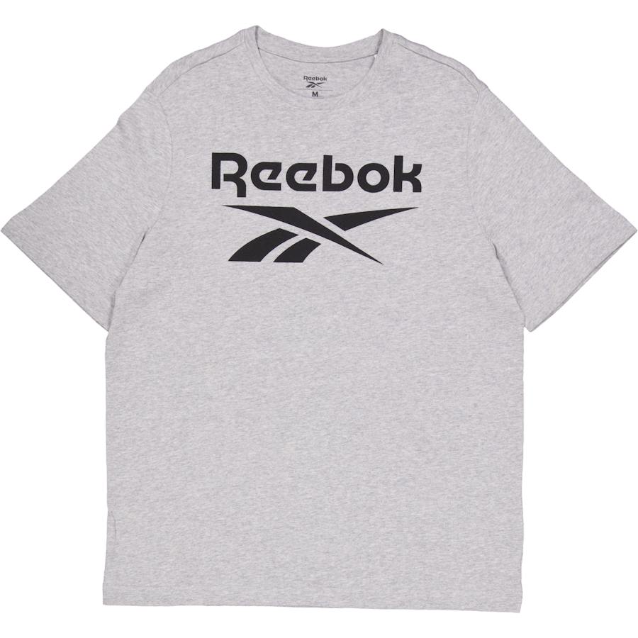 Ri Big Stacked Logo M Grey Heather
