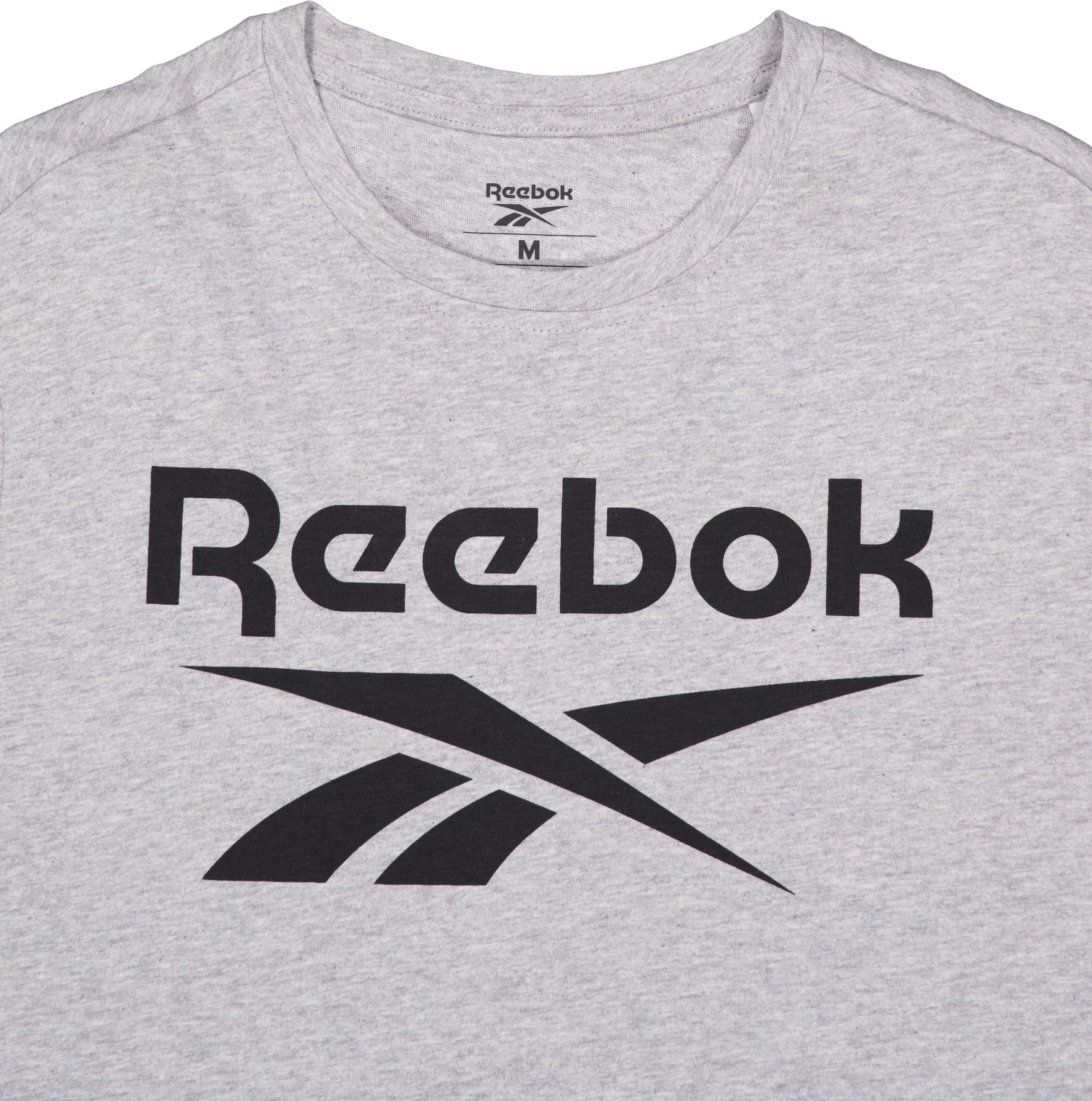 Ri Big Stacked Logo M Grey Heather - Bild 3