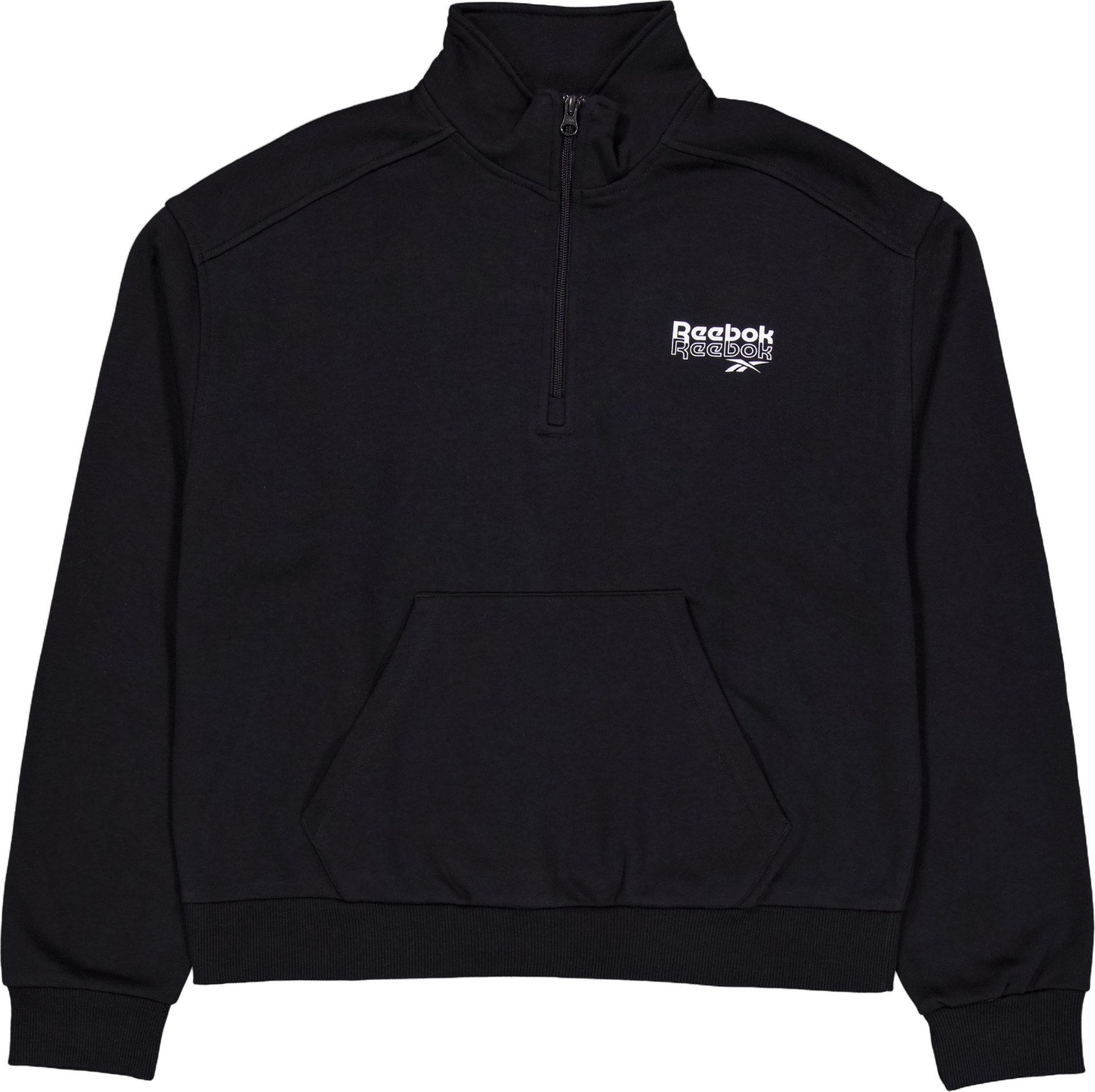Rie 1/4 Zip Black