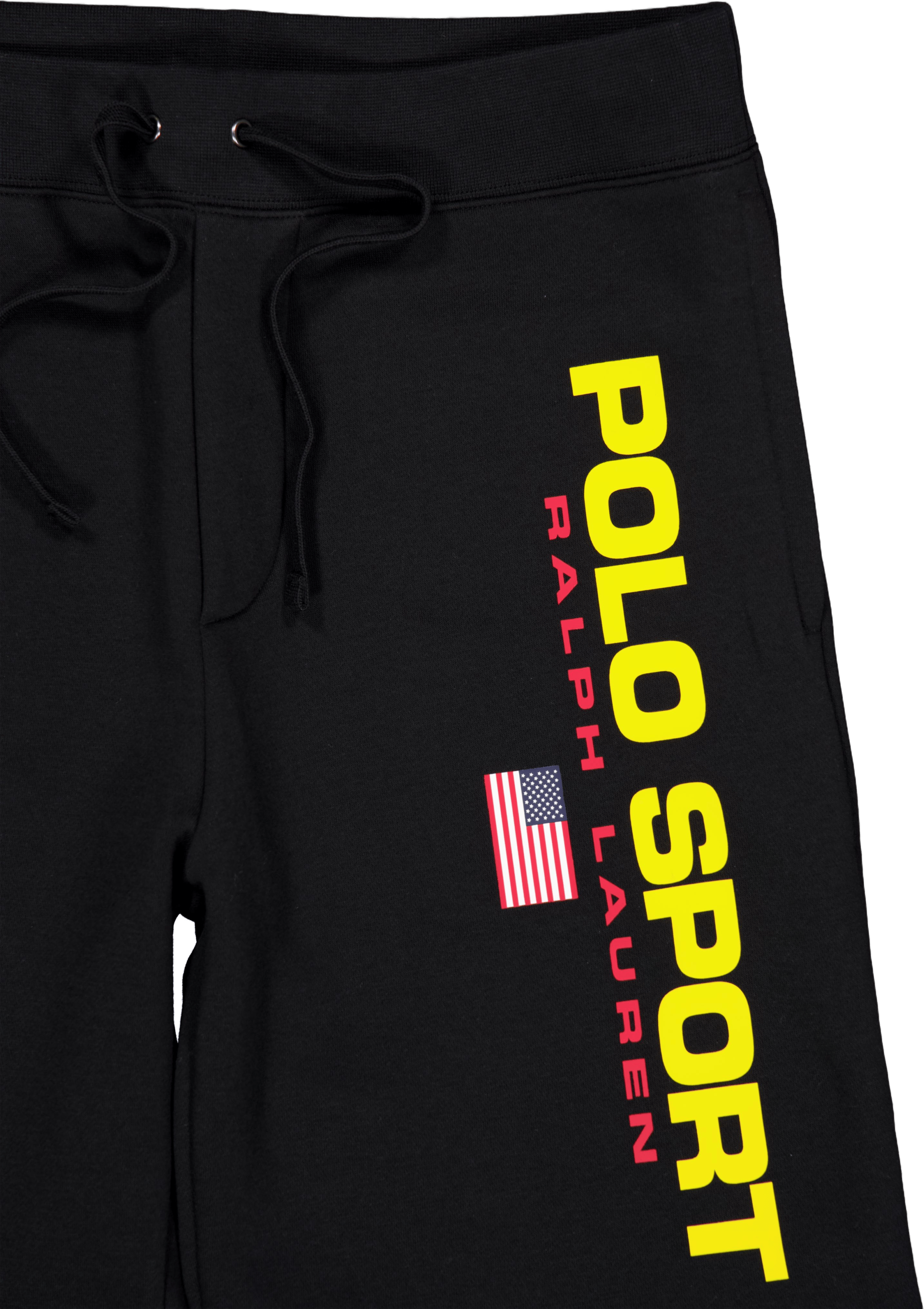 8-Inch Polo Sport Fleece Short Polo Black - Bild 3