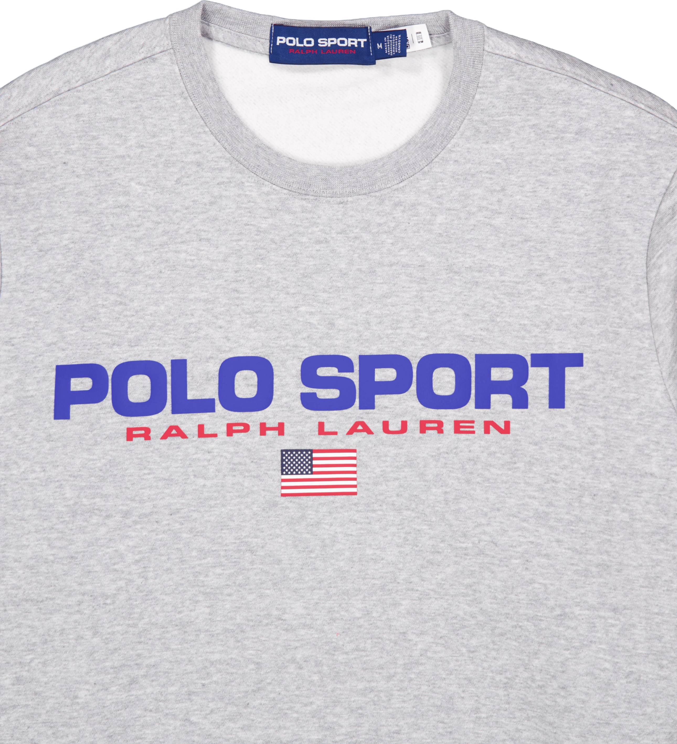 Polo Sport Fleece Sweatshirt Andover Heather/Red - Bild 3