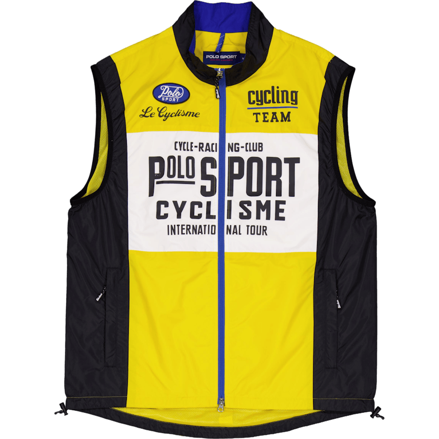 Polo Sport Water-Resistant Vest Canary Yllw/Whte/Polo Blck