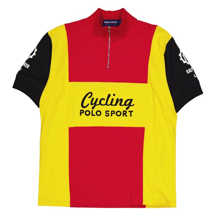 20/1 Basic Mesh-ssl-hzp Rl 2000 Red Multi, Male, Bekleidung, Tops, Mehrfarbig, M